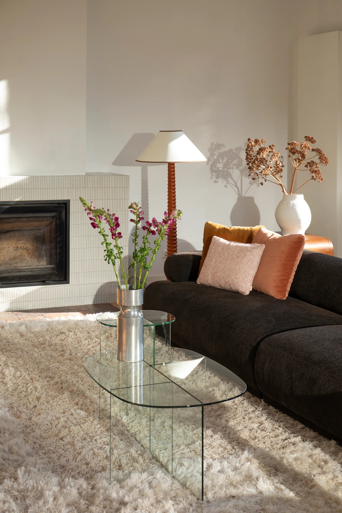 Zuiver Linea Transparent Glass Coffee Table