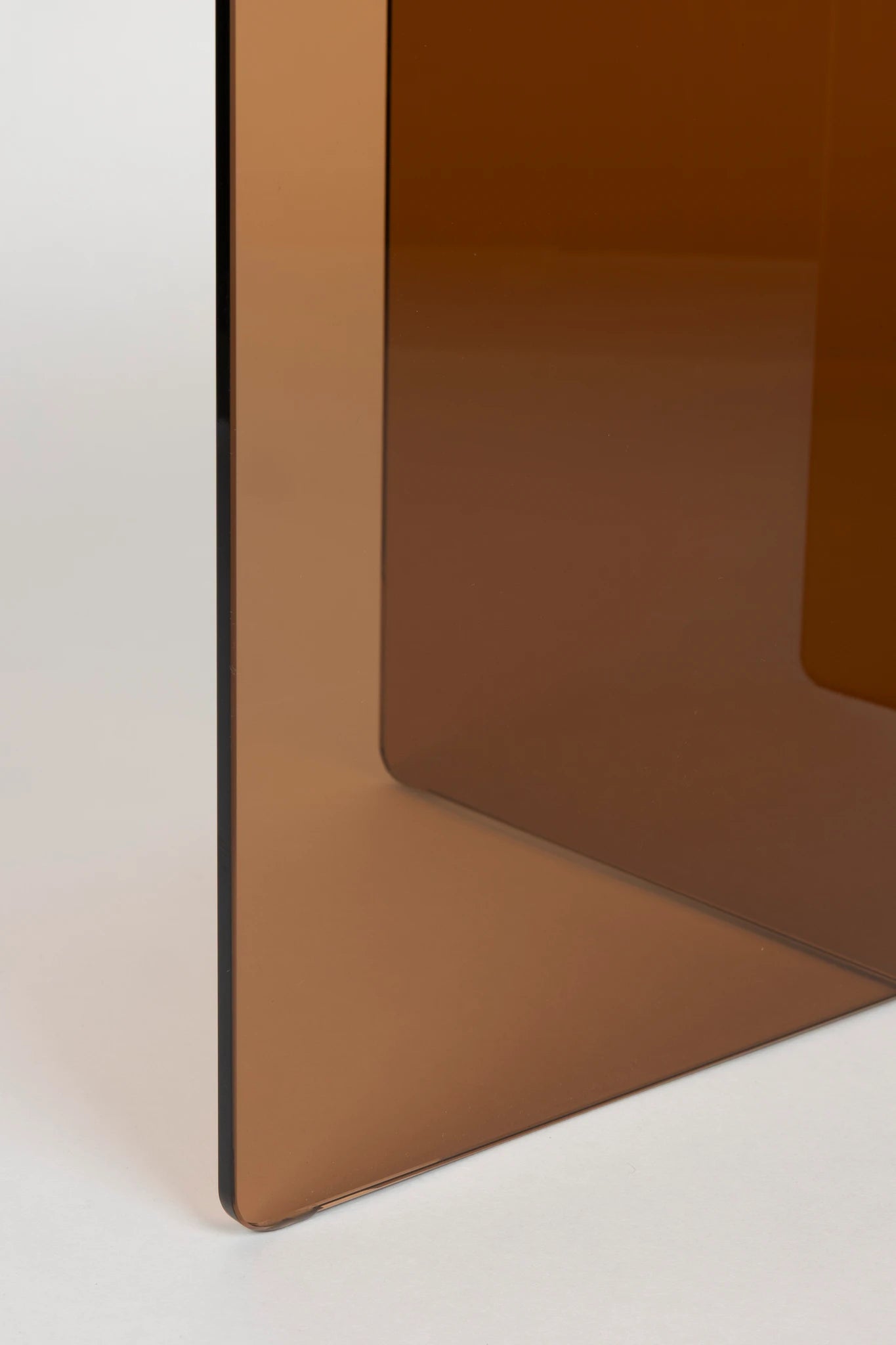 Zuiver Linea Brown Glass Coffee Table