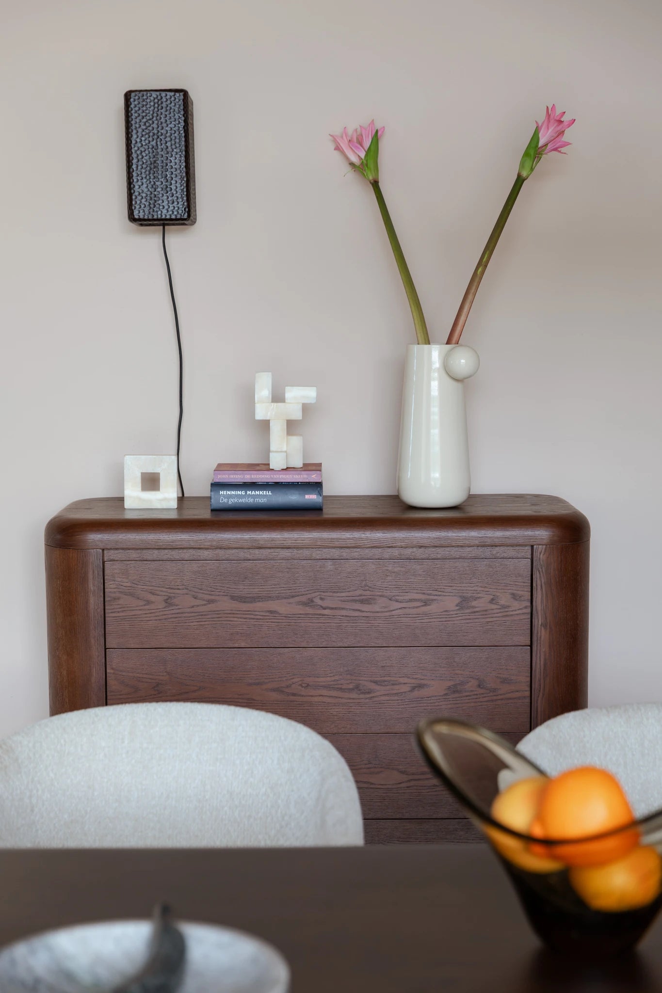 Dutchbone Herman Brown Pine Wood Cabinet