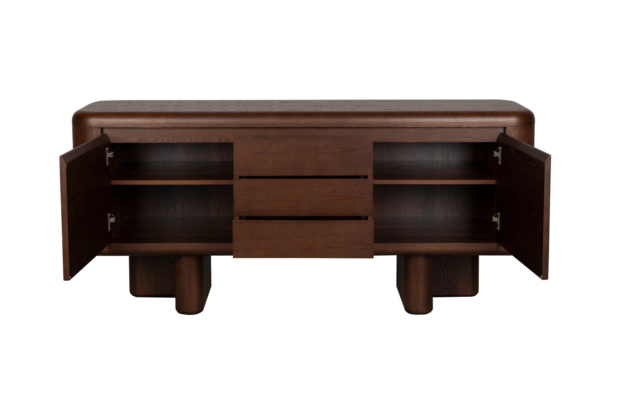 Dutchbone Herman Brown Pine Wood Sideboard