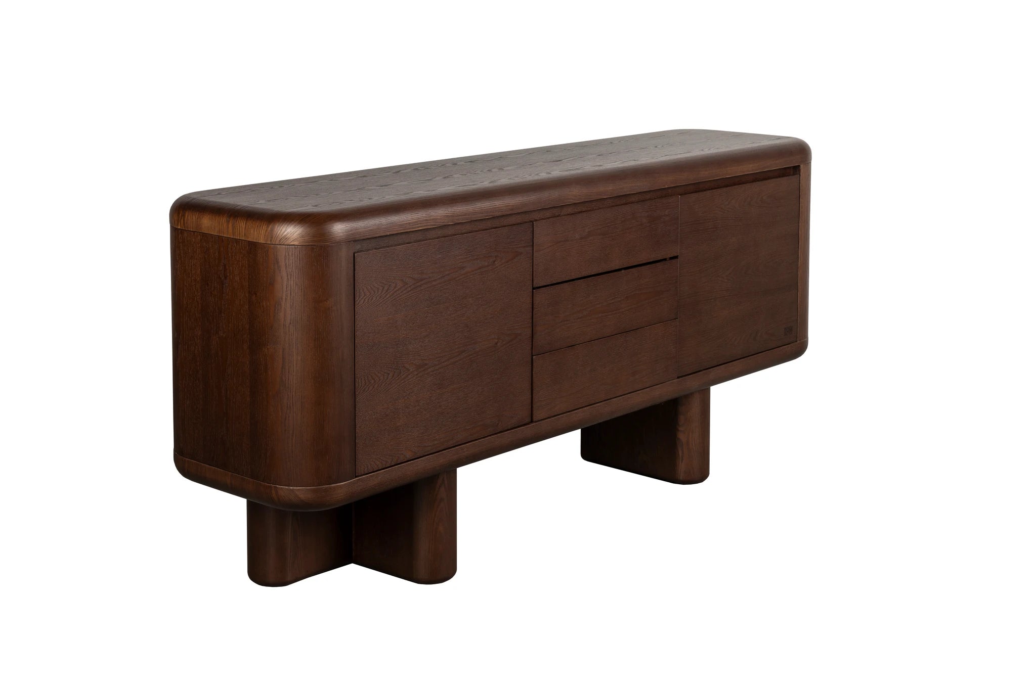Dutchbone Herman Brown Pine Wood Sideboard