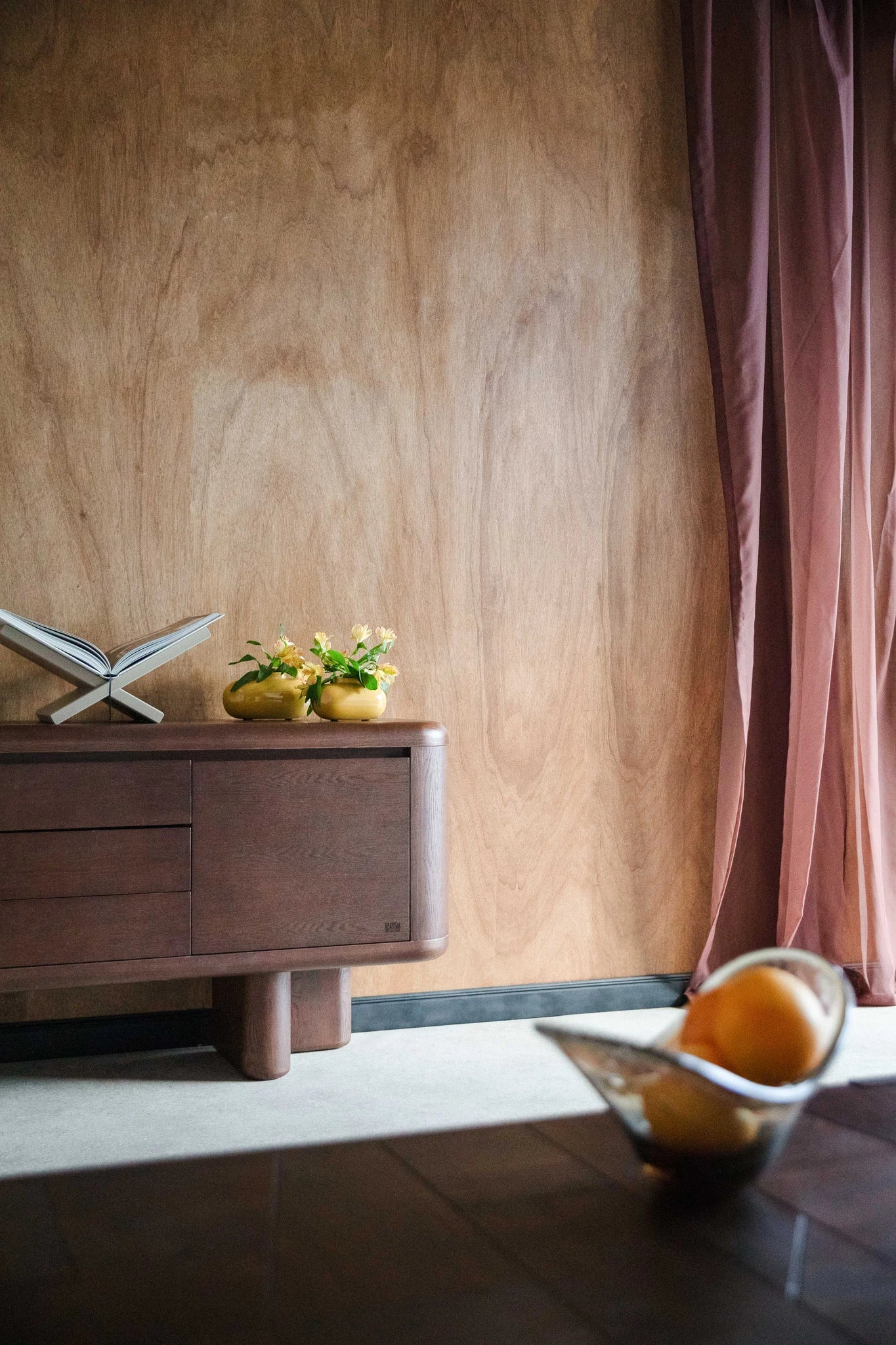 Dutchbone Herman Brown Pine Wood Sideboard