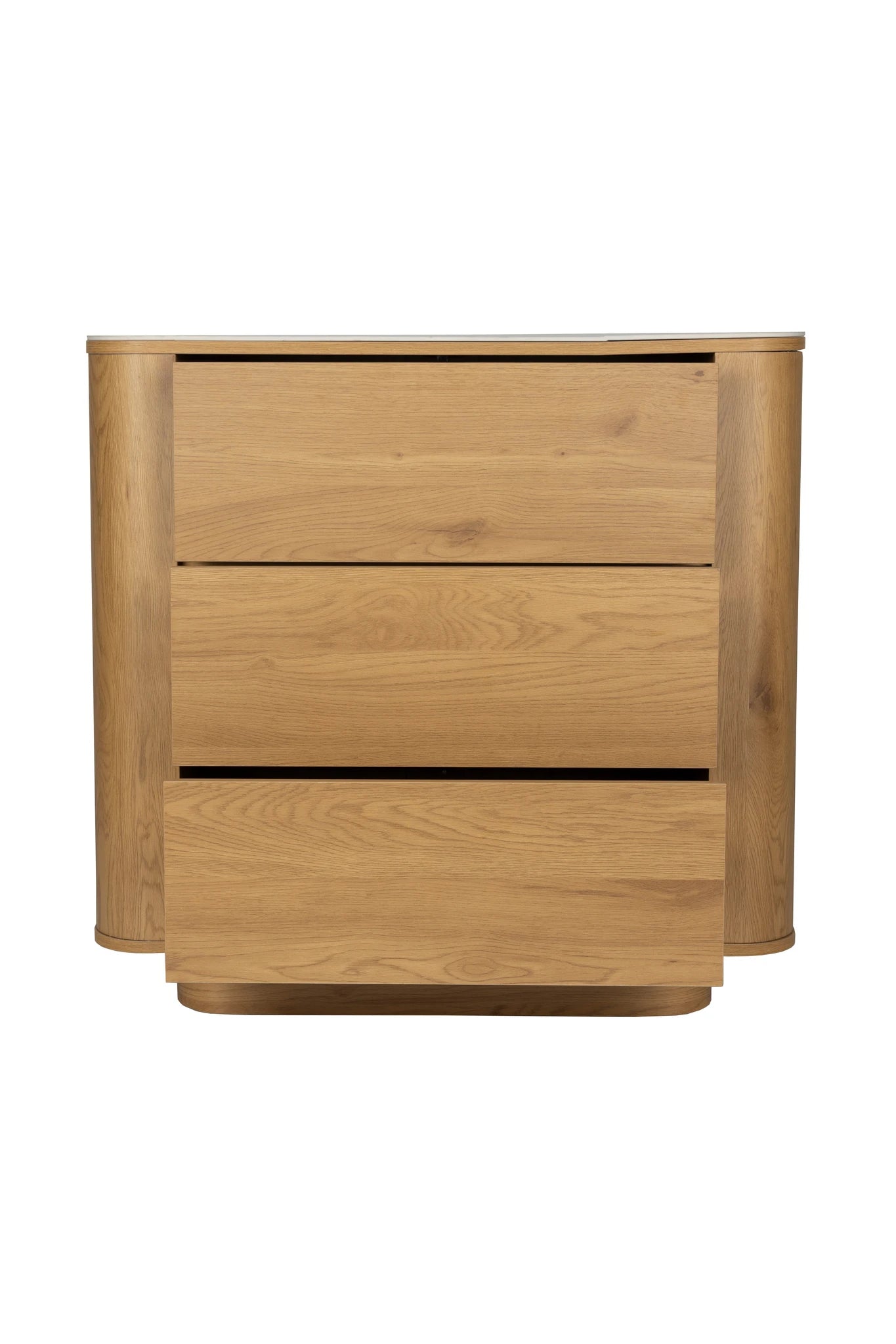 Almira Natural Oak Wood Chest of Drawers