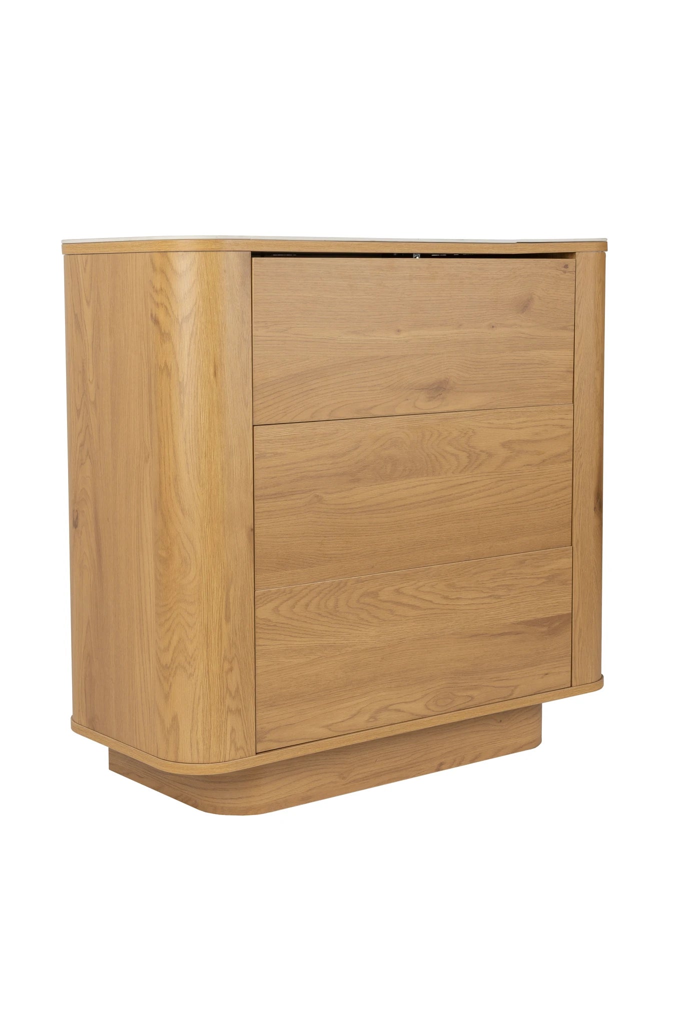 Almira Natural Oak Wood Chest of Drawers