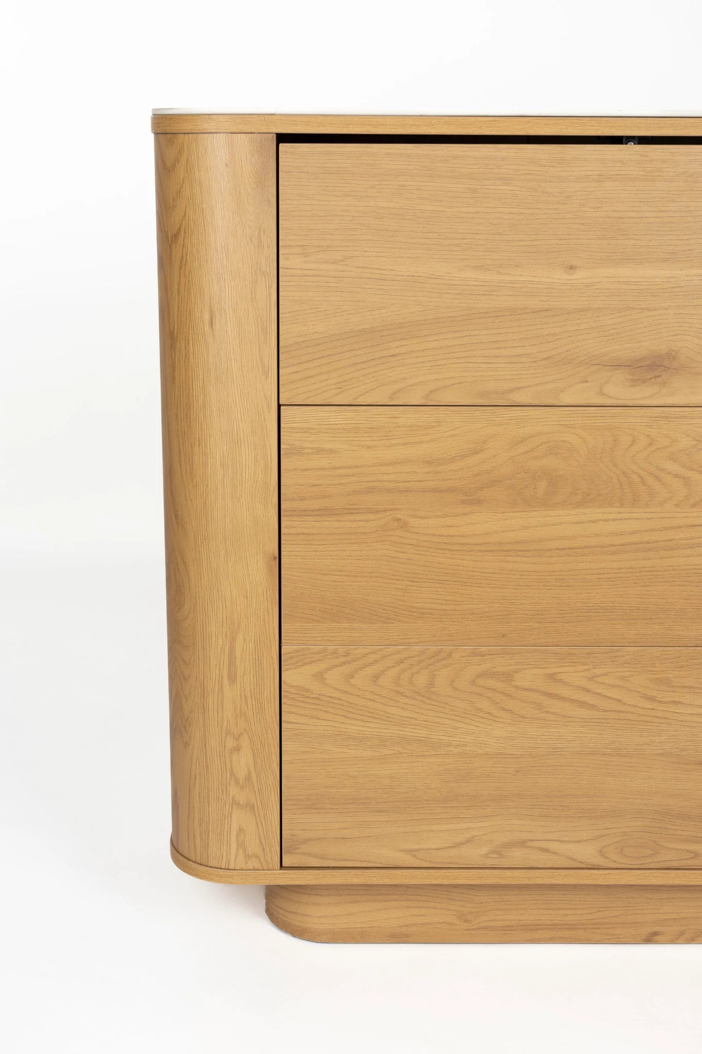 Almira Natural Oak Wood Chest of Drawers