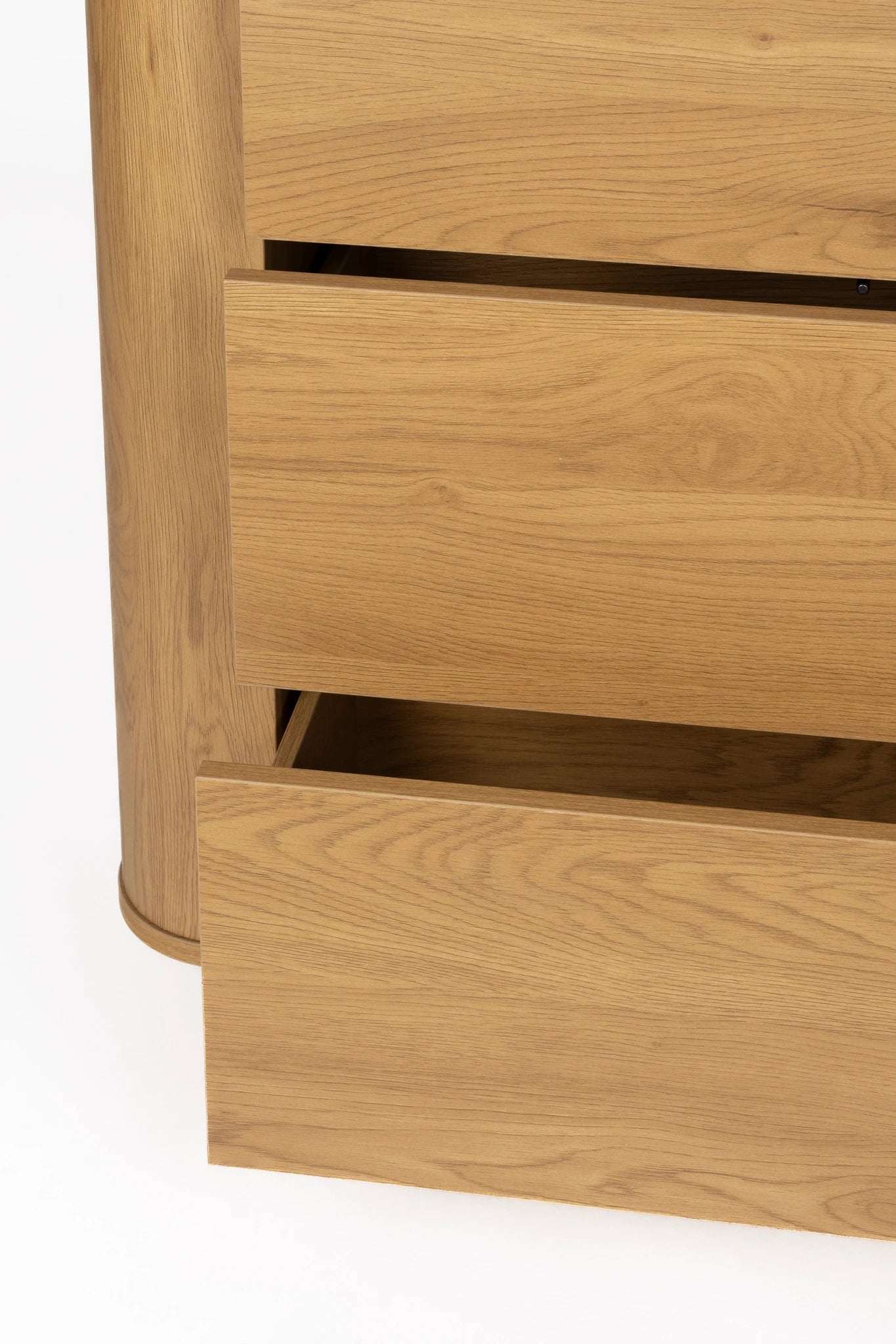 Almira Natural Oak Wood Chest of Drawers