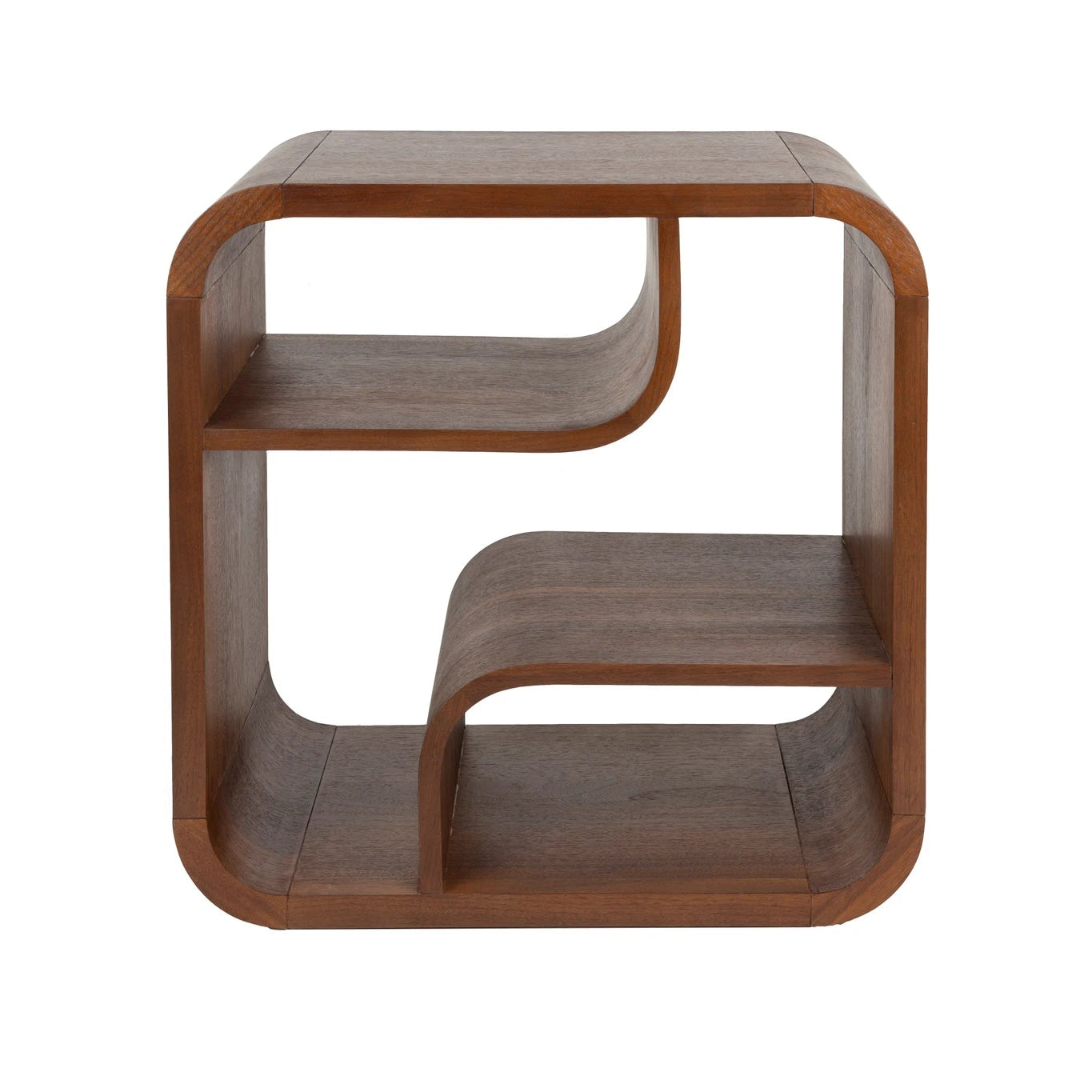 Zuiver Seven Walnut Brown Ash Wood Side Table