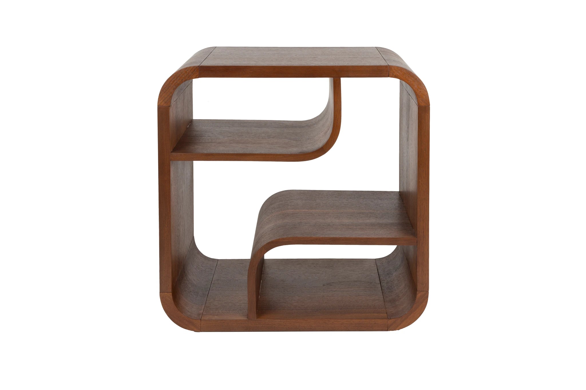Zuiver Seven Walnut Brown Ash Wood Side Table
