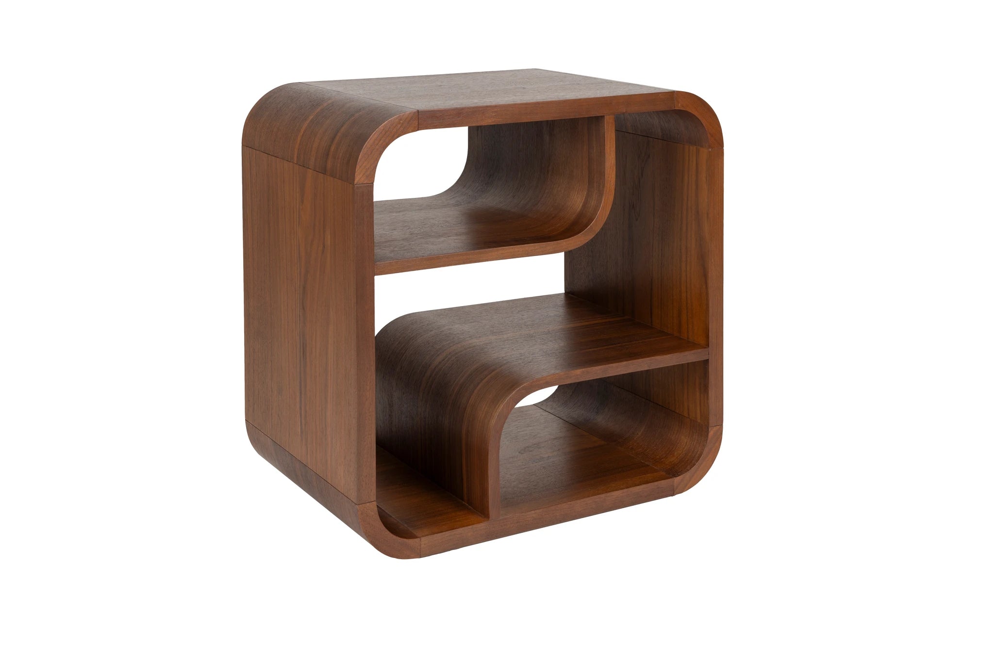 Zuiver Seven Walnut Brown Ash Wood Side Table