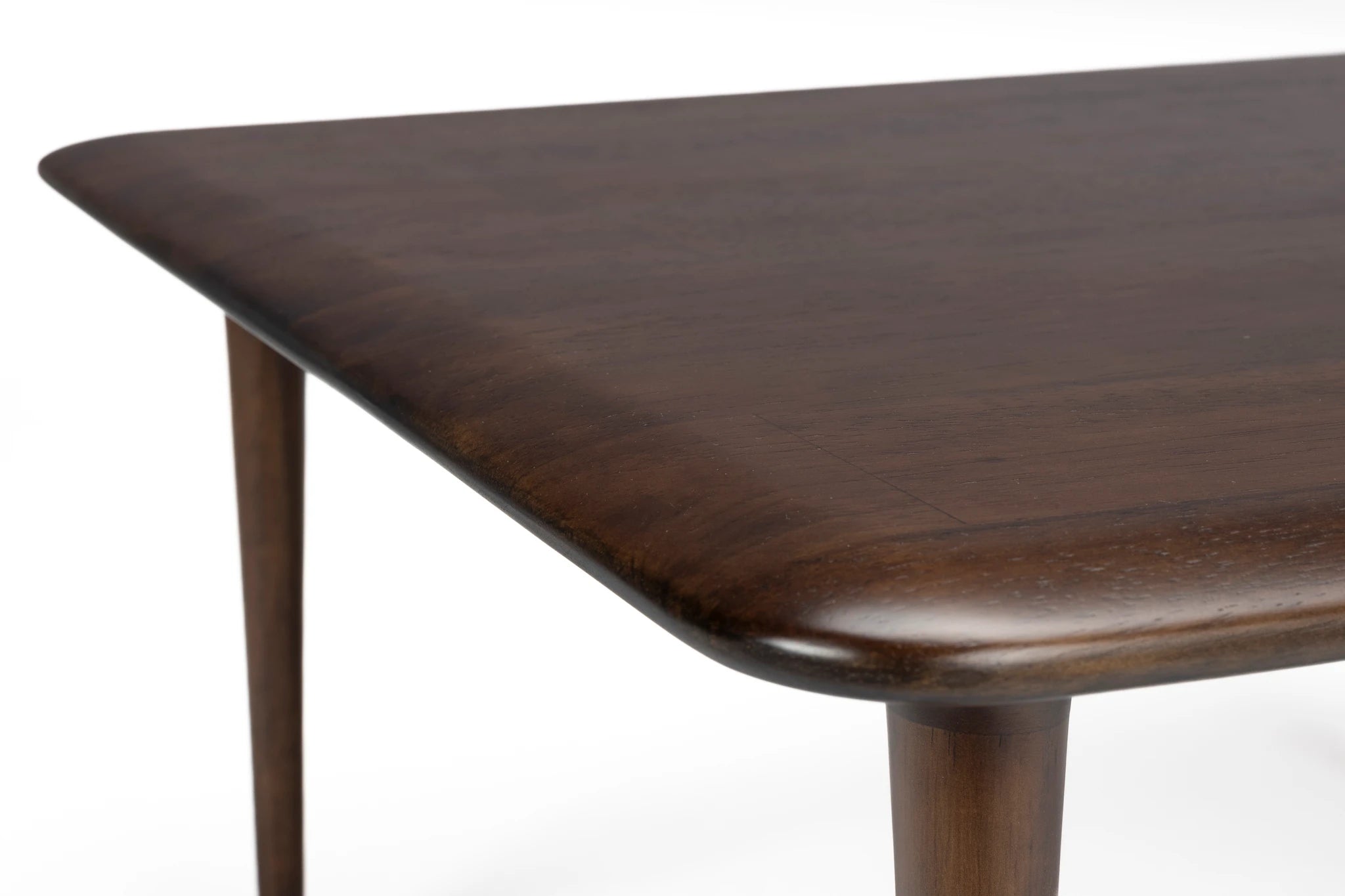 Dutchbone Elroy Brown Rubber Wood Square Coffee Table