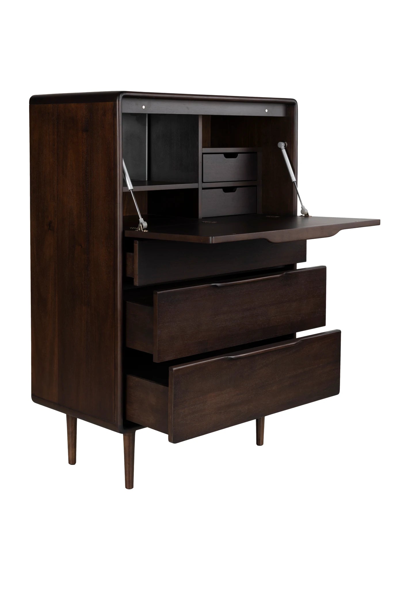 Dutchbone Elroy Brown Rubber Wood Cabinet