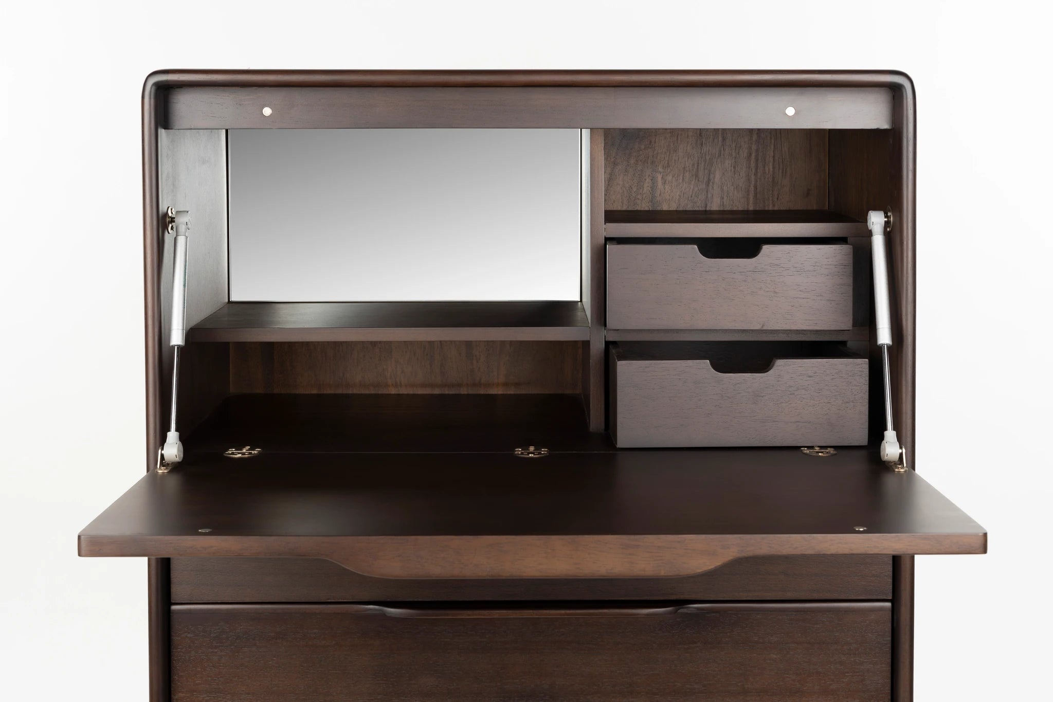 Dutchbone Elroy Brown Rubber Wood Cabinet