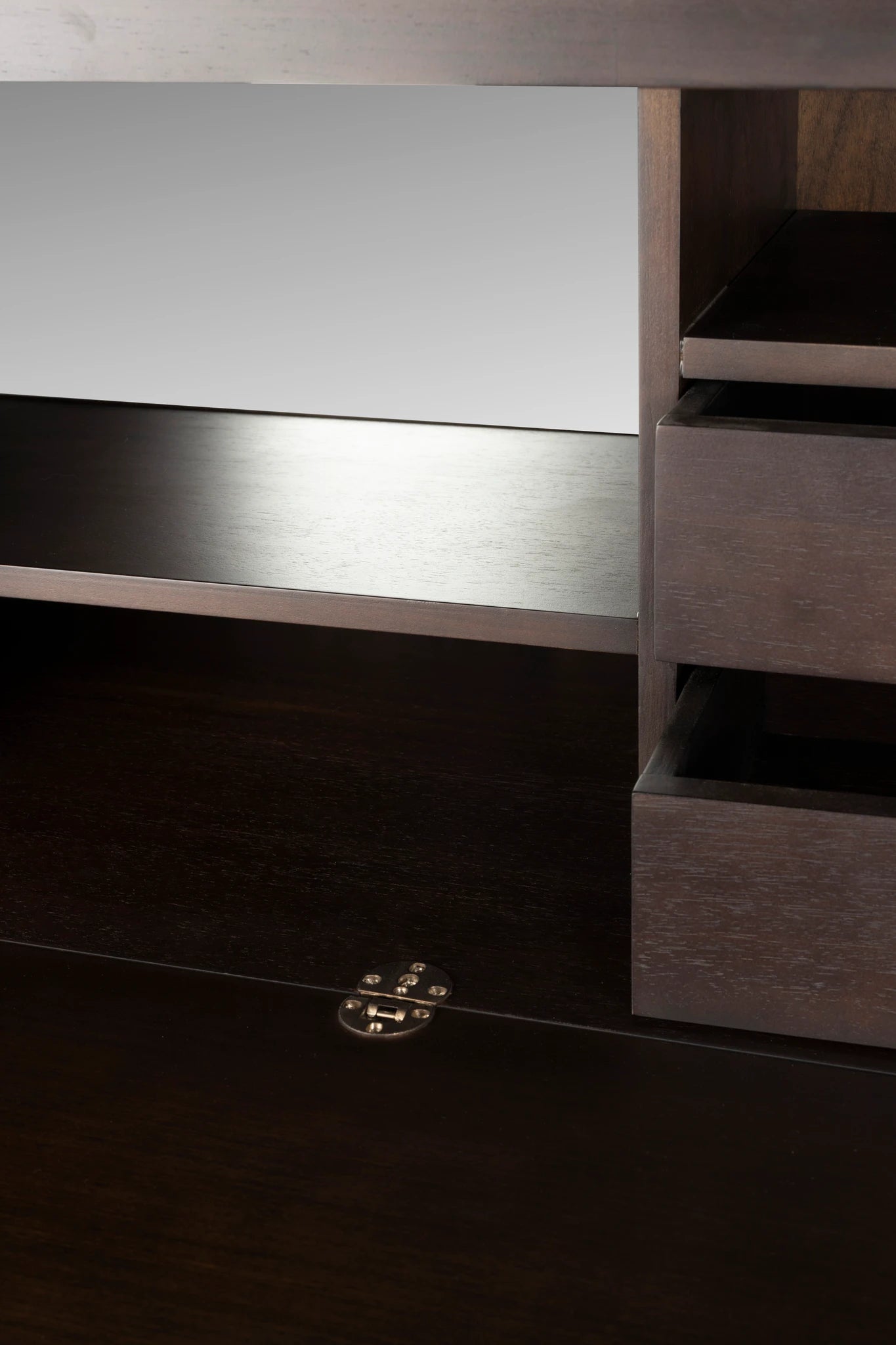 Dutchbone Elroy Brown Rubber Wood Cabinet