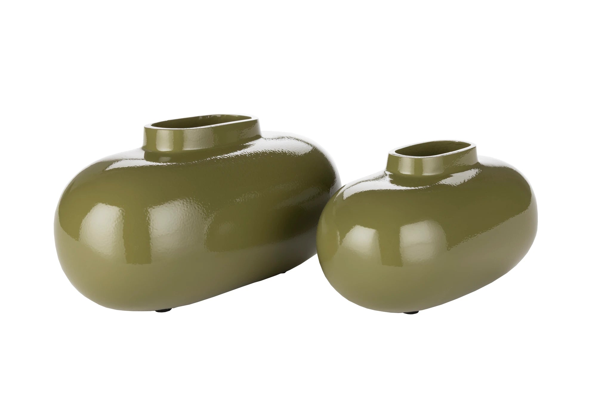 Dutchbone Droplet Green Ceramic Vase Medium