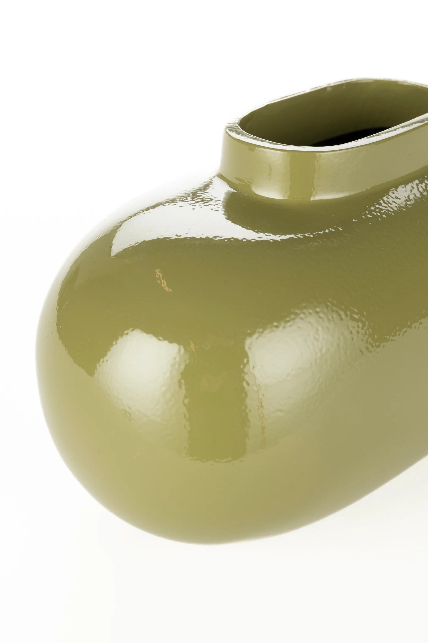 Dutchbone Droplet Green Ceramic Vase Medium