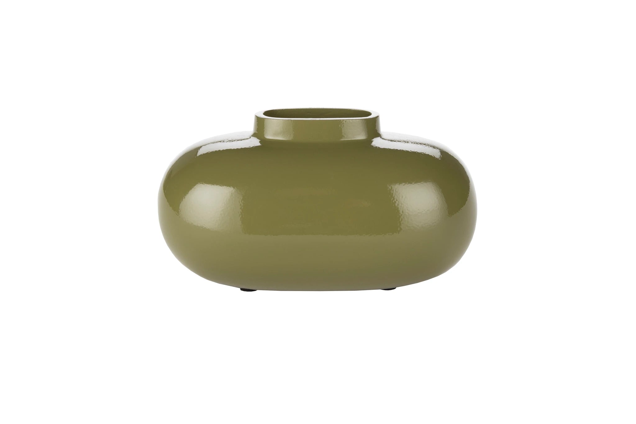 Dutchbone Droplet Green Ceramic Vase Small