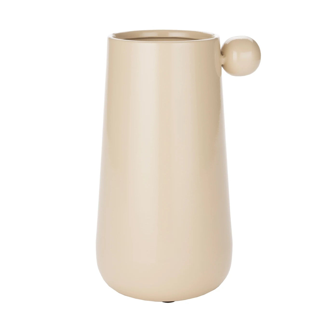 Dutchbone Dot Beige Ceramic Vase Medium
