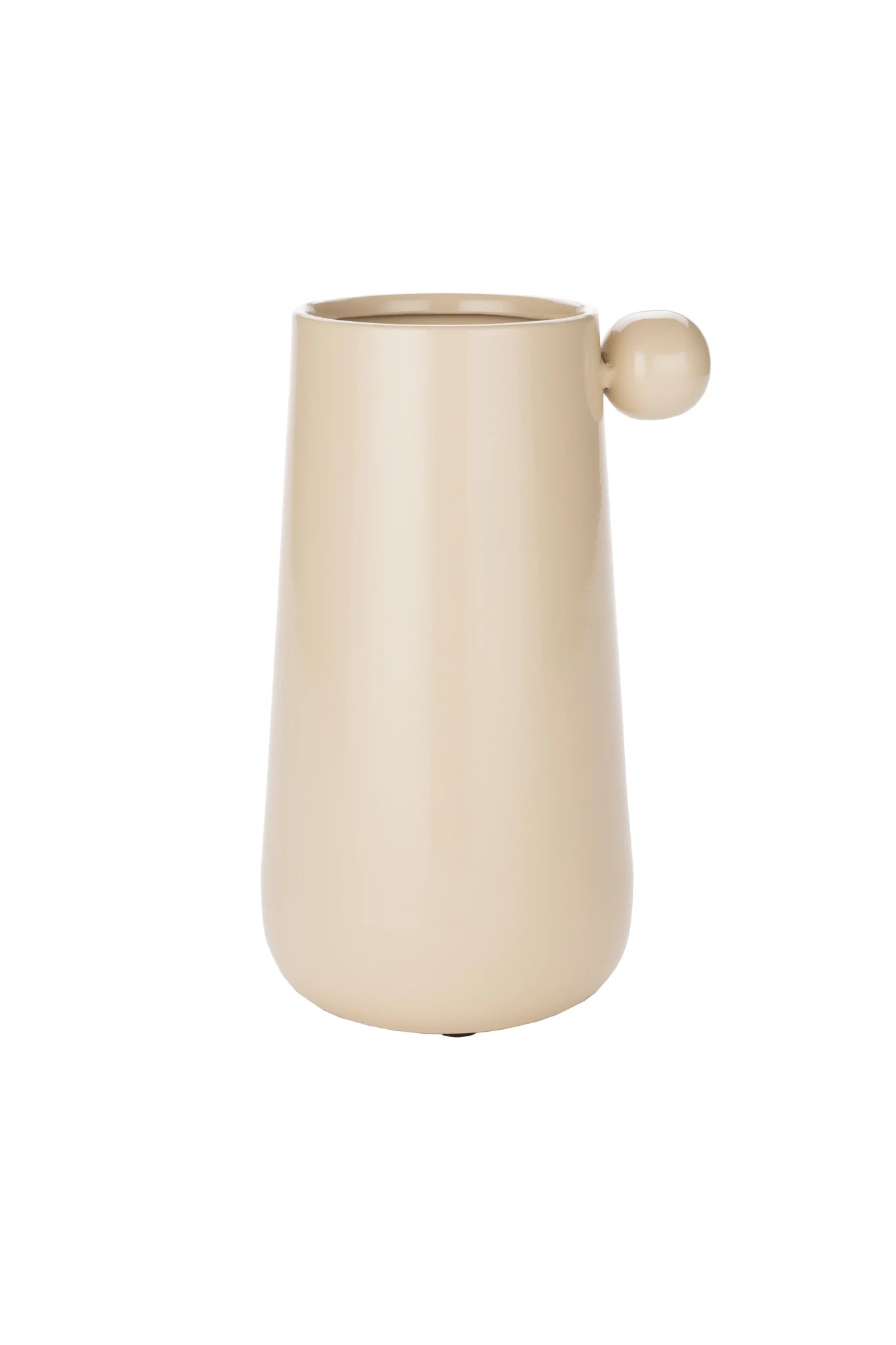 Dutchbone Dot Beige Ceramic Vase Medium