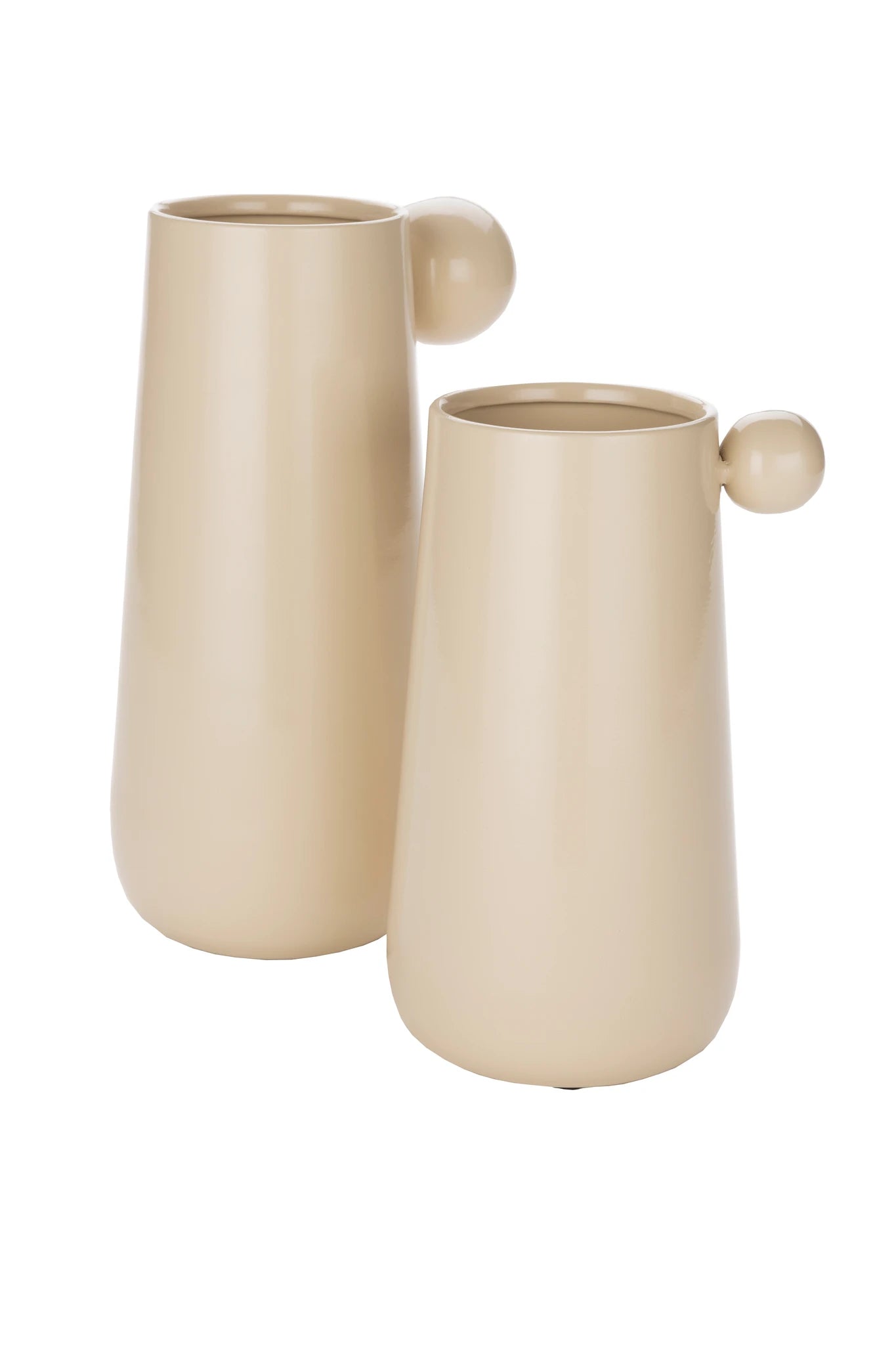 Dutchbone Dot Beige Ceramic Vase Medium