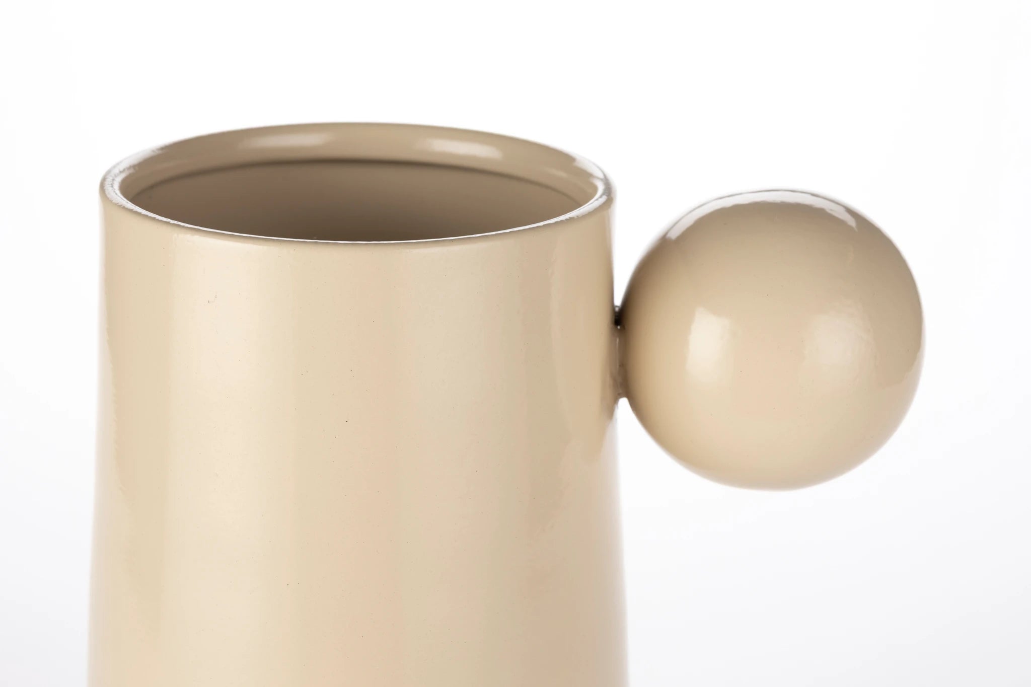 Dutchbone Dot Beige Ceramic Vase Medium