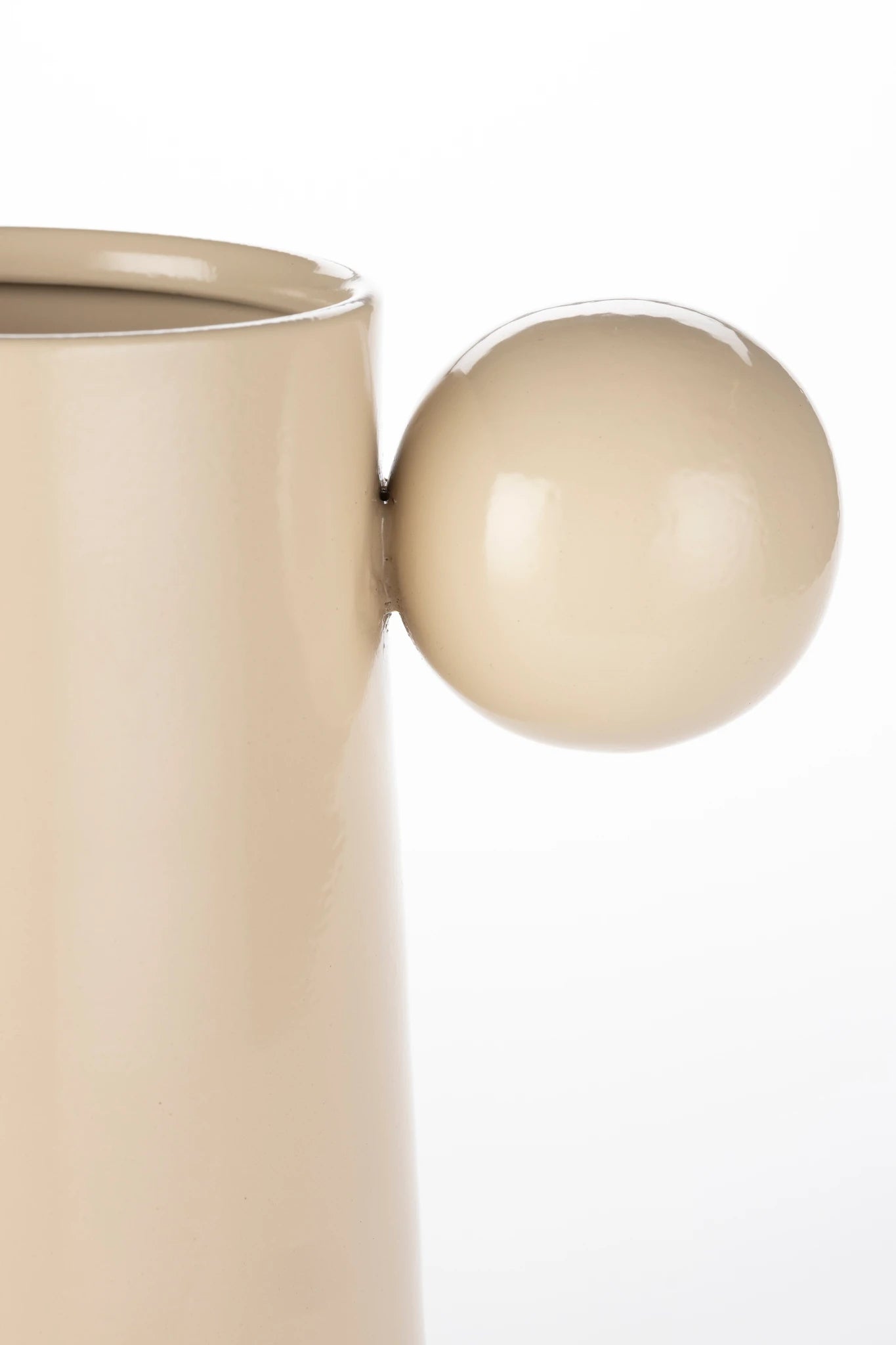 Dutchbone Dot Beige Ceramic Vase Medium