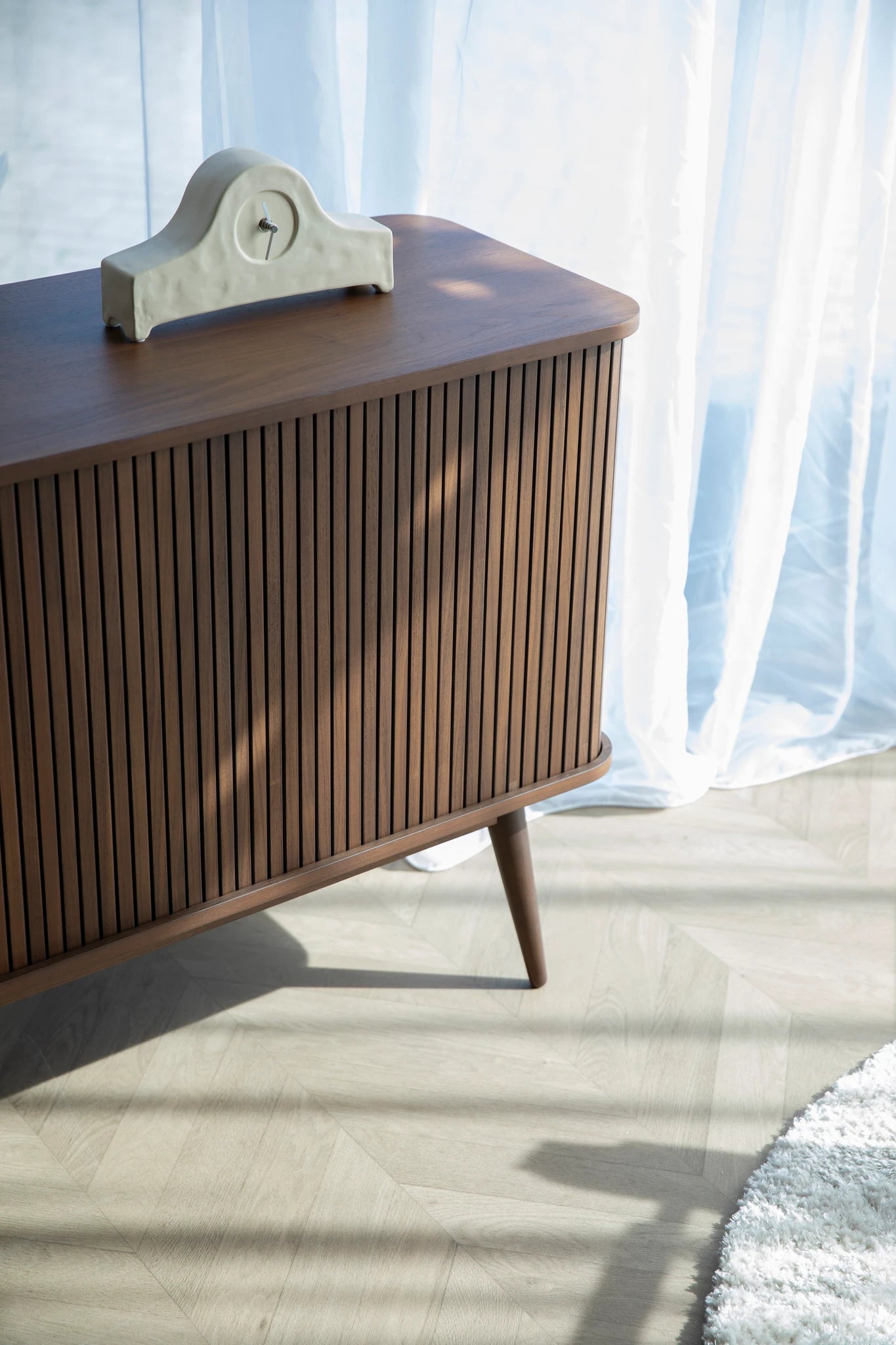 Zuiver Barbier Walnut Brown Walnut Veneer Sideboard 180cm