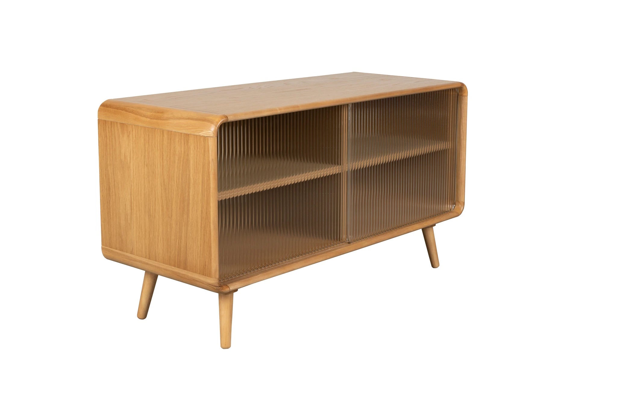 Zuiver Rise Natural Oak Wood Sideboard Medium
