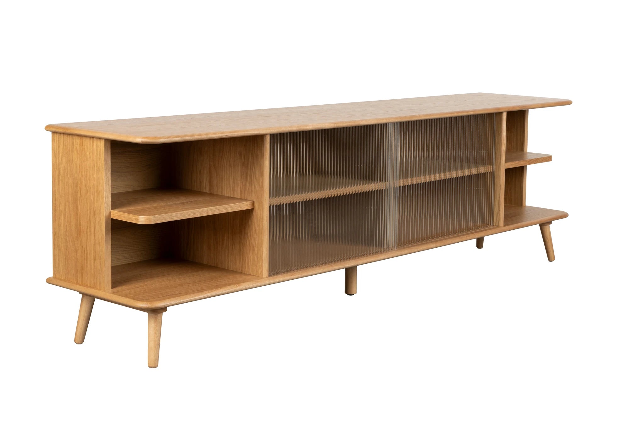 Zuiver Rise Natural Oak Wood Sideboard Large
