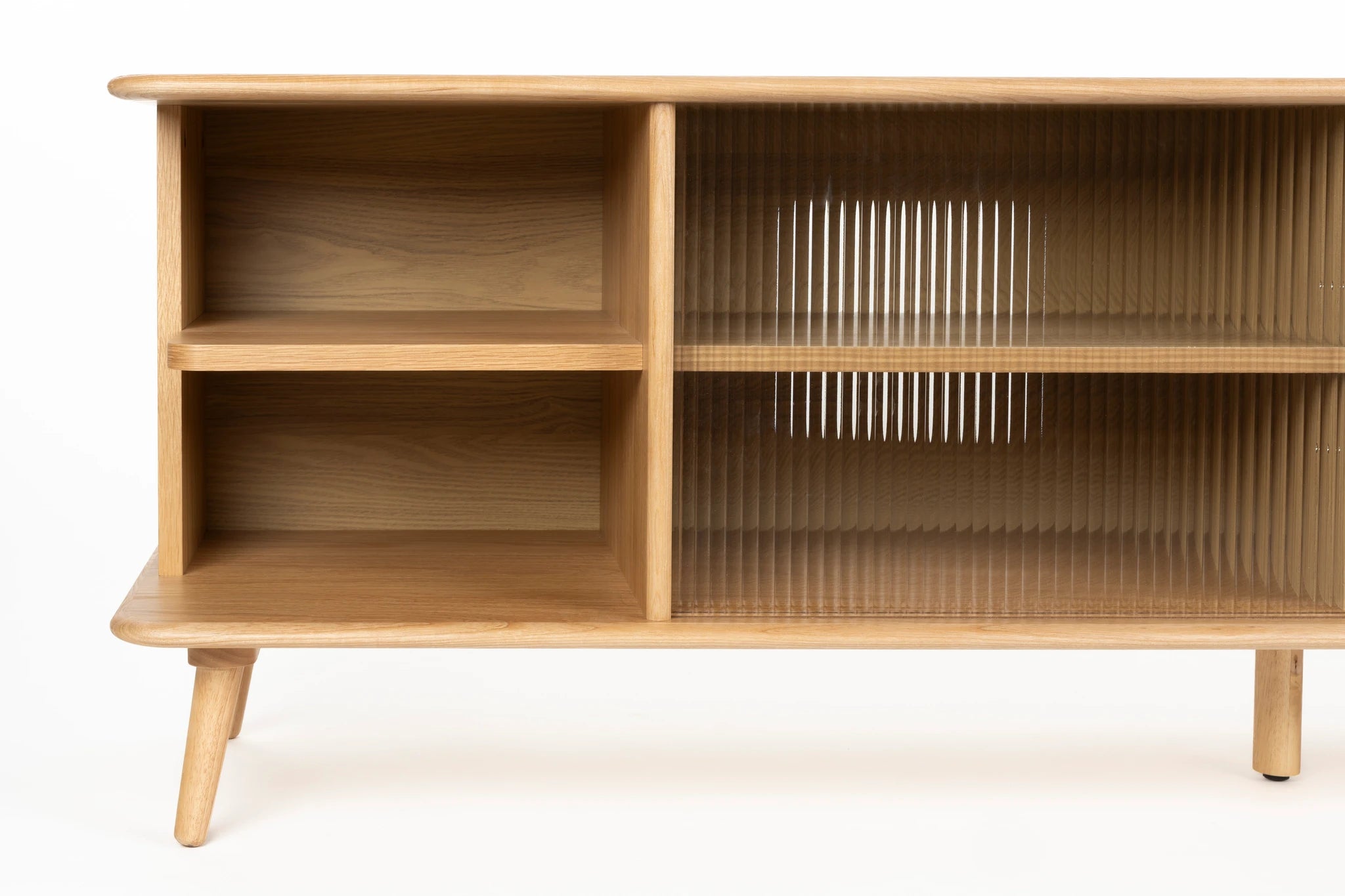 Zuiver Rise Natural Oak Wood Sideboard Large