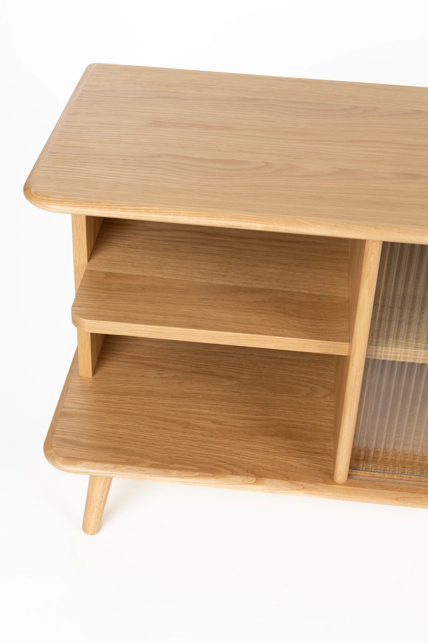 Zuiver Rise Natural Oak Wood Sideboard Large