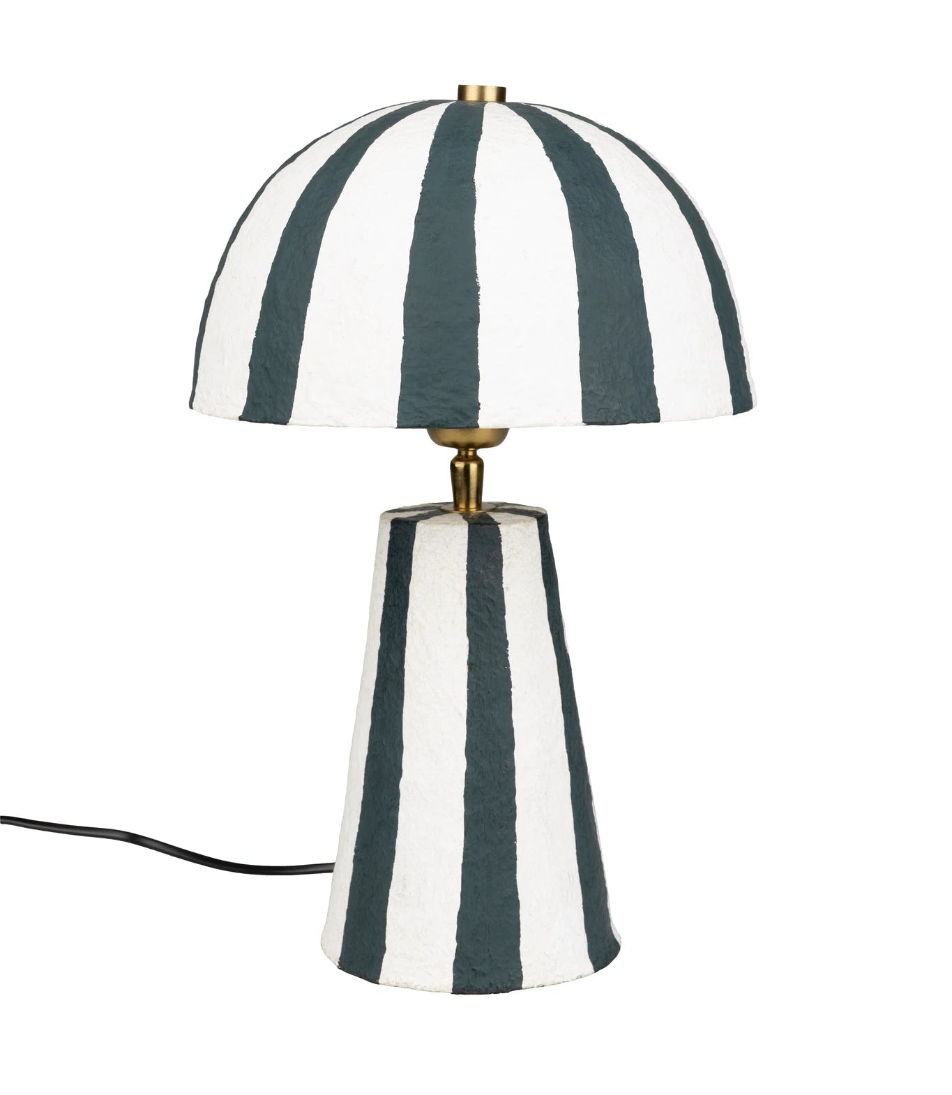 Bold Monkey Zebra Rebel Black Table Lamp