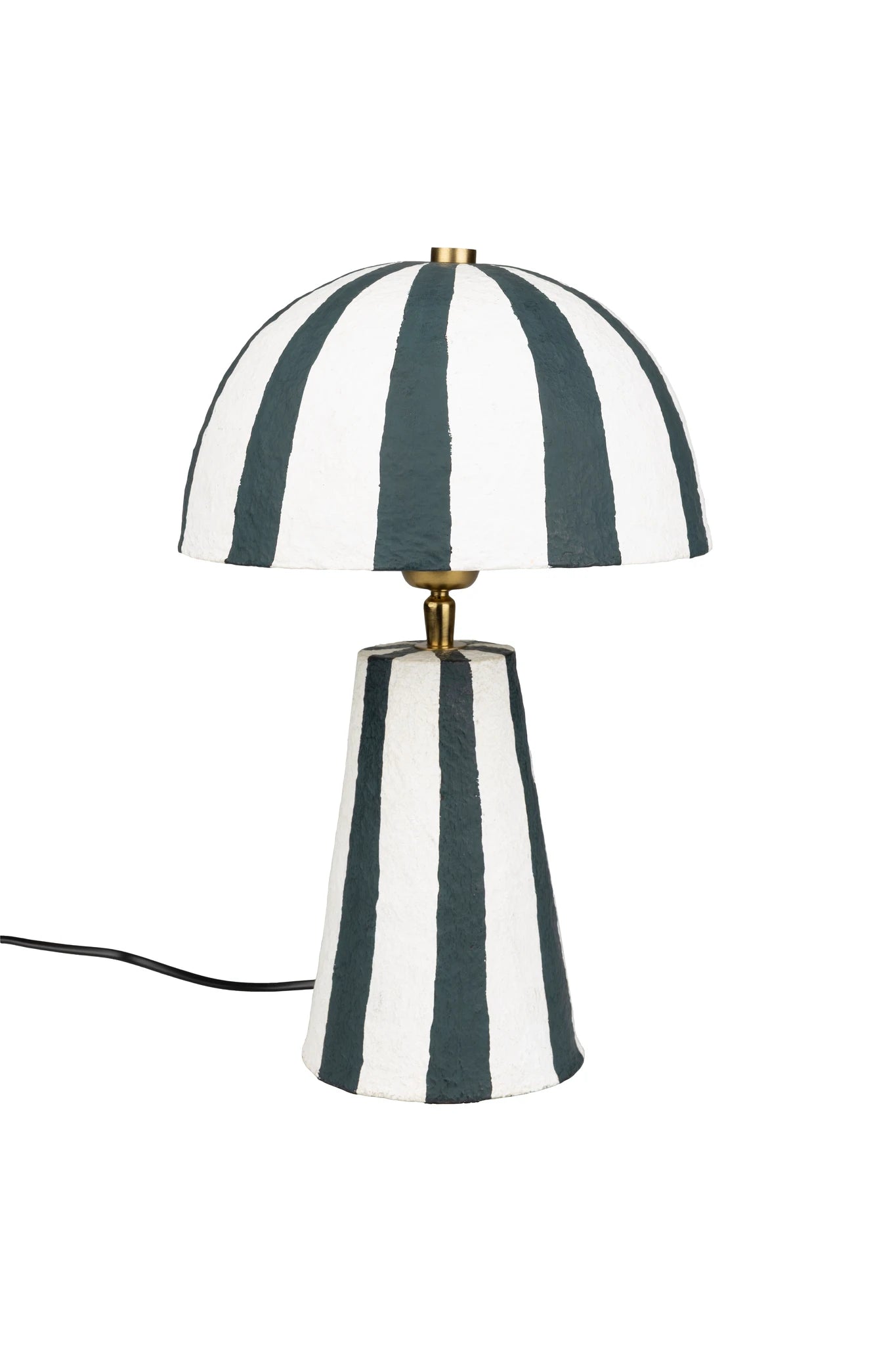Bold Monkey Zebra Rebel Black Table Lamp