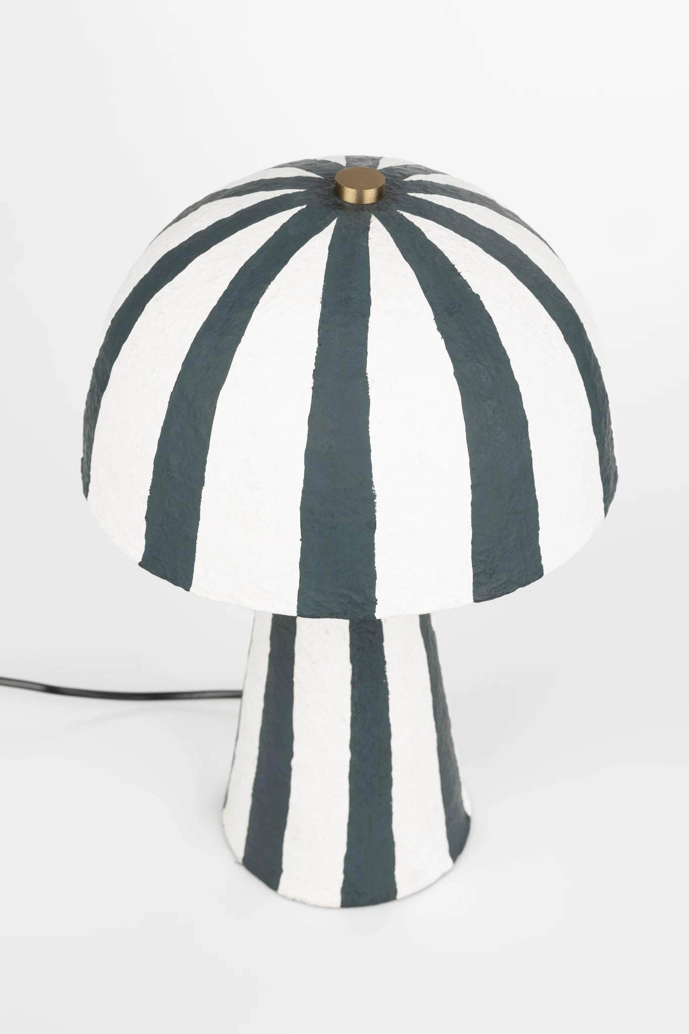Bold Monkey Zebra Rebel Black Table Lamp