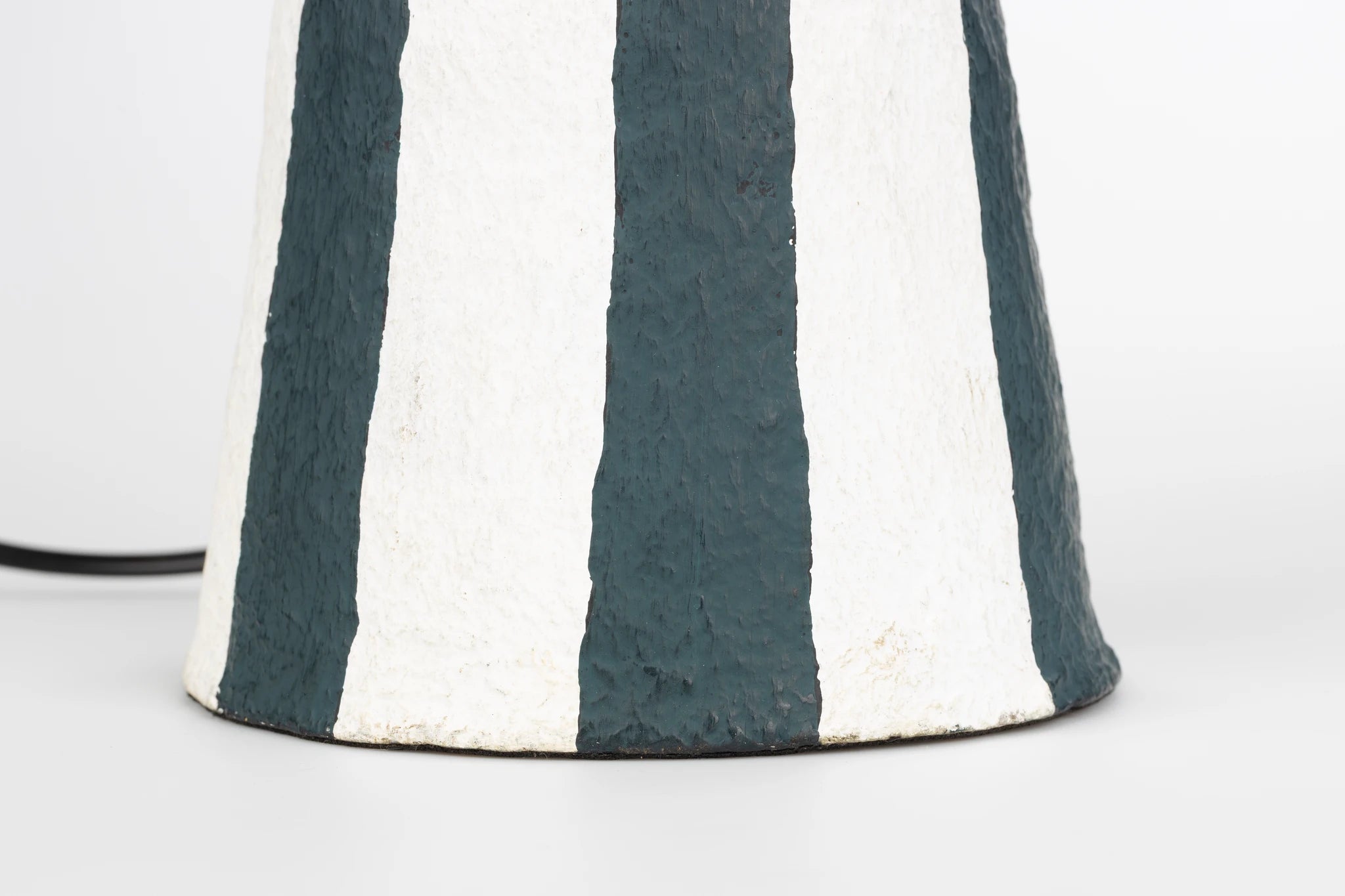 Bold Monkey Zebra Rebel Black Table Lamp