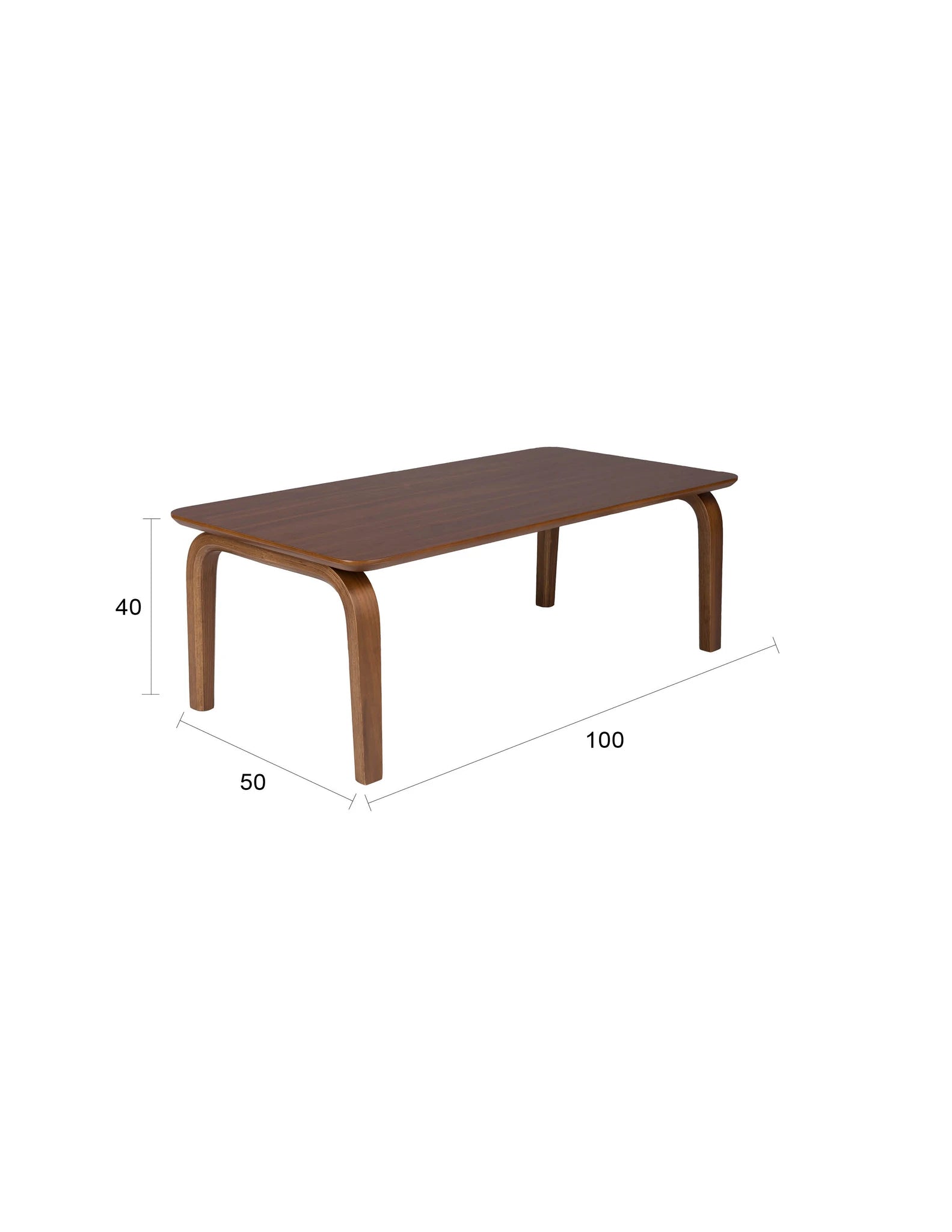 Walden Natural Pine Wood Coffee Table