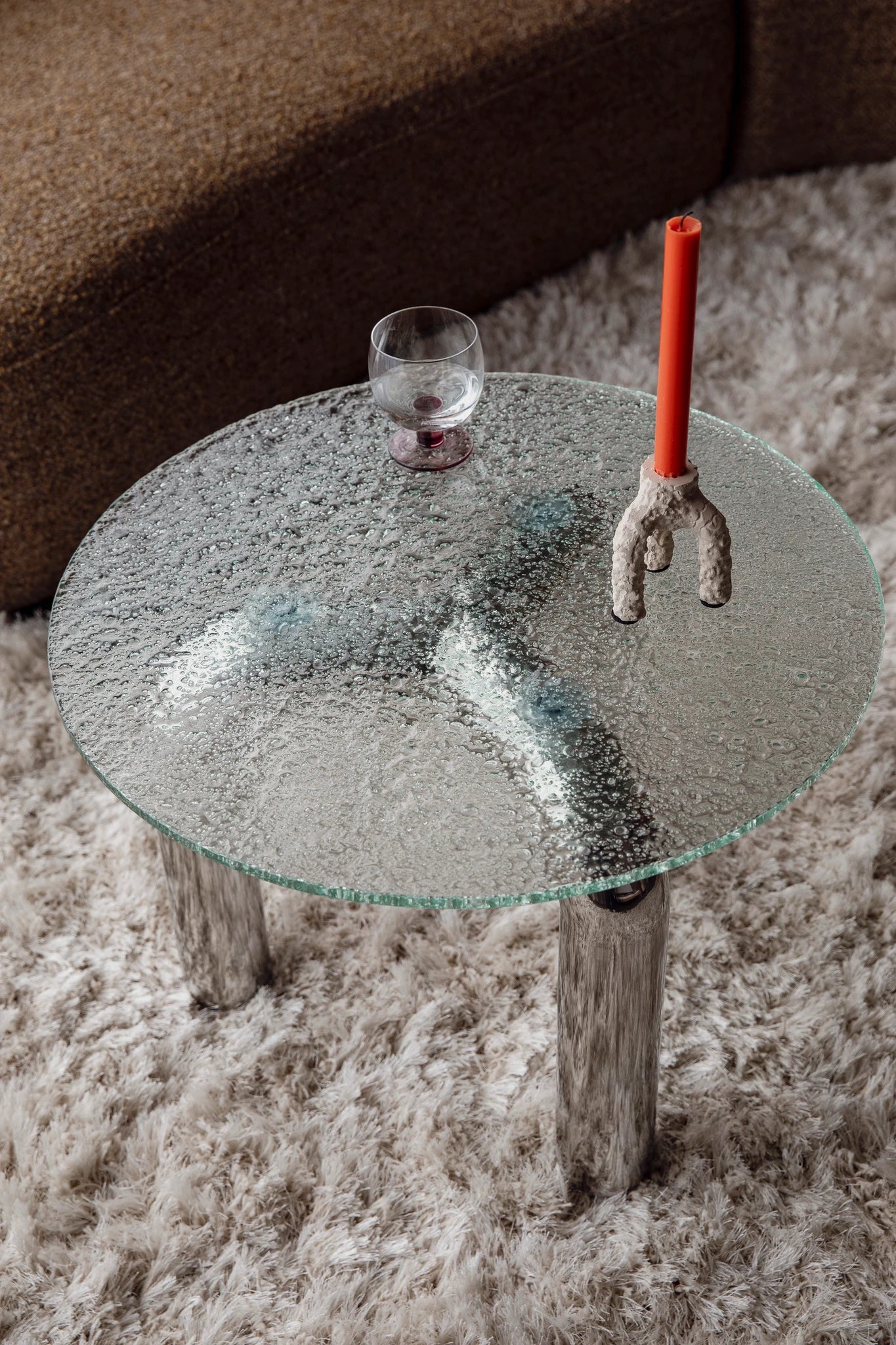 Dutchbone Marly Brown Mango Wood Side Table