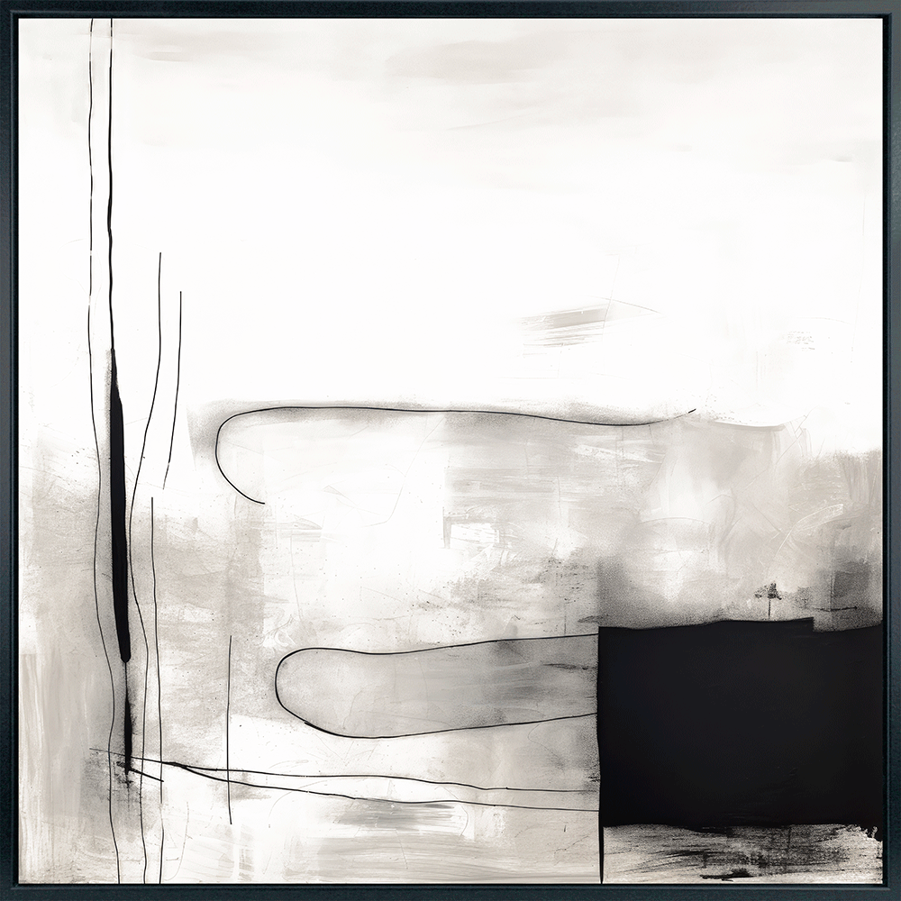New Senses I - Framed Wall Art - 82x82cm