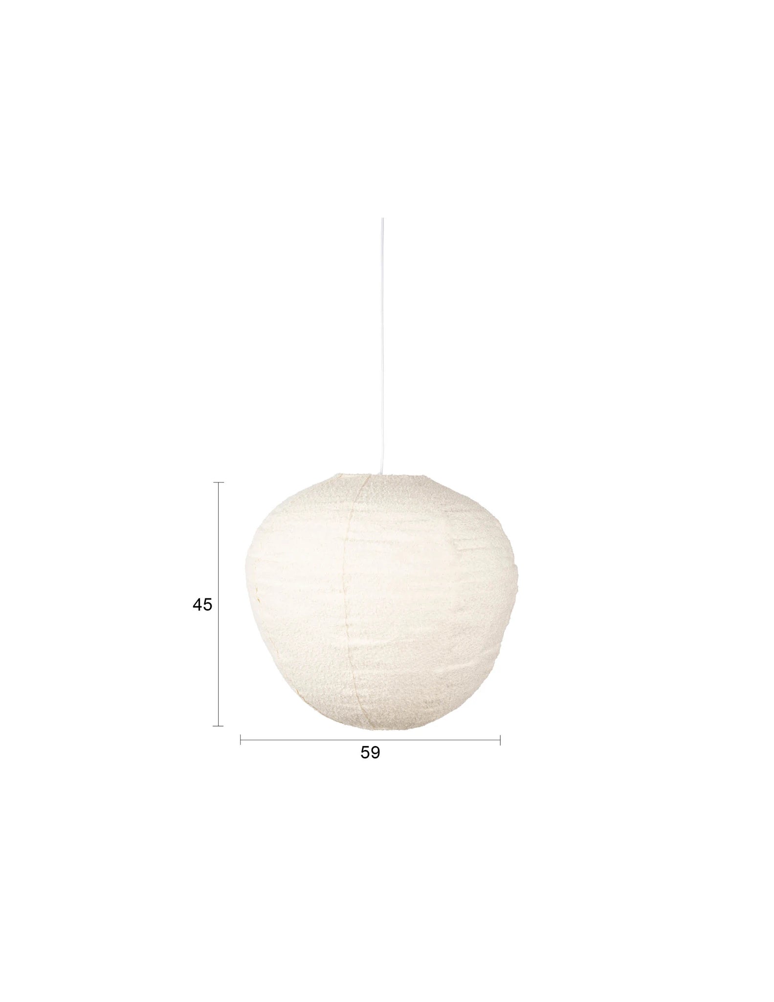 Zuiver Cocoon Cream Pendant Light Large