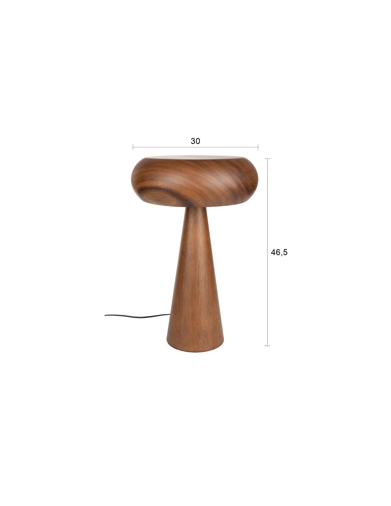 Dutchbone Morel Green Iron Table Lamp Medium