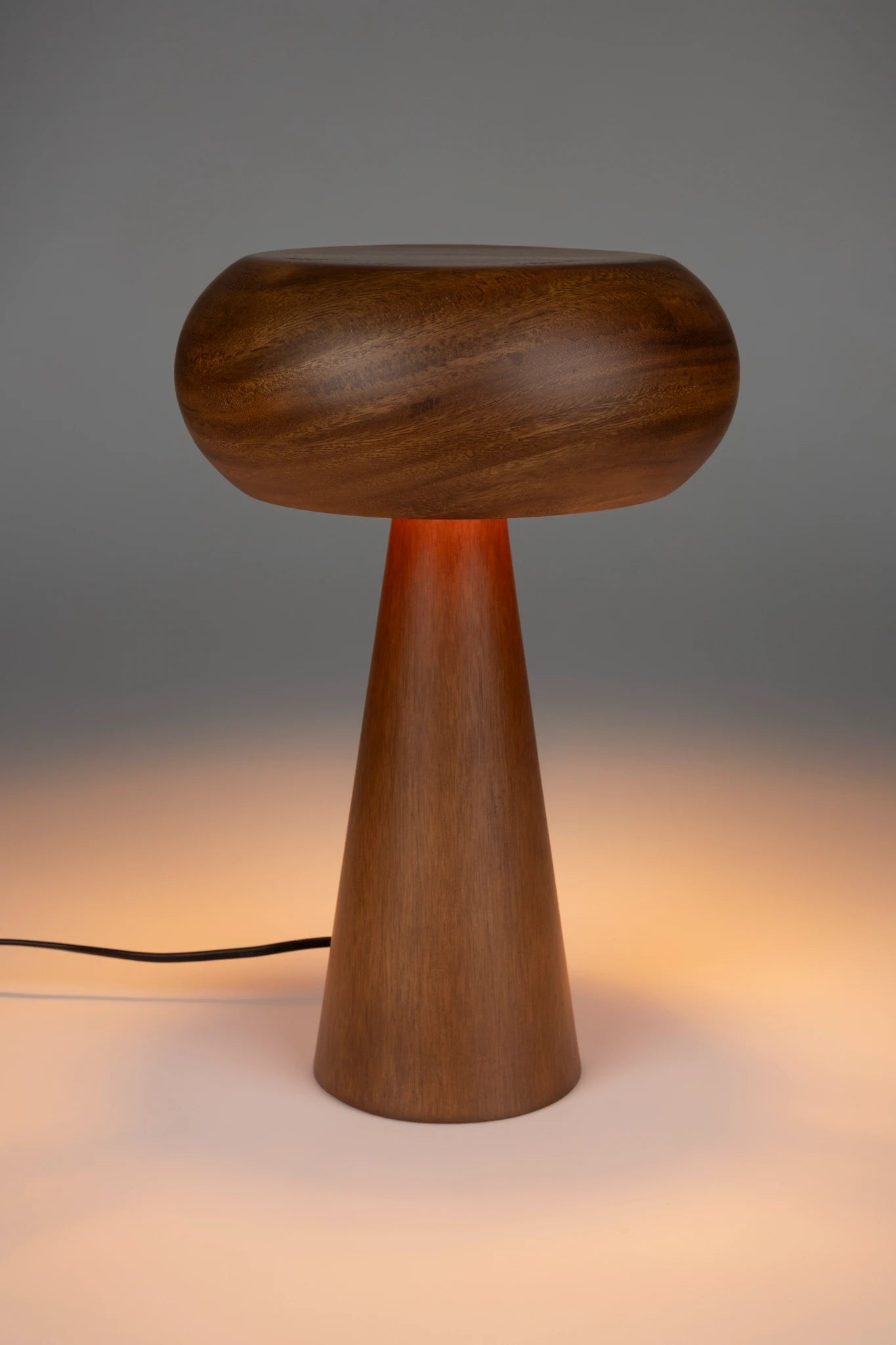 Dutchbone Morel Green Iron Table Lamp Small