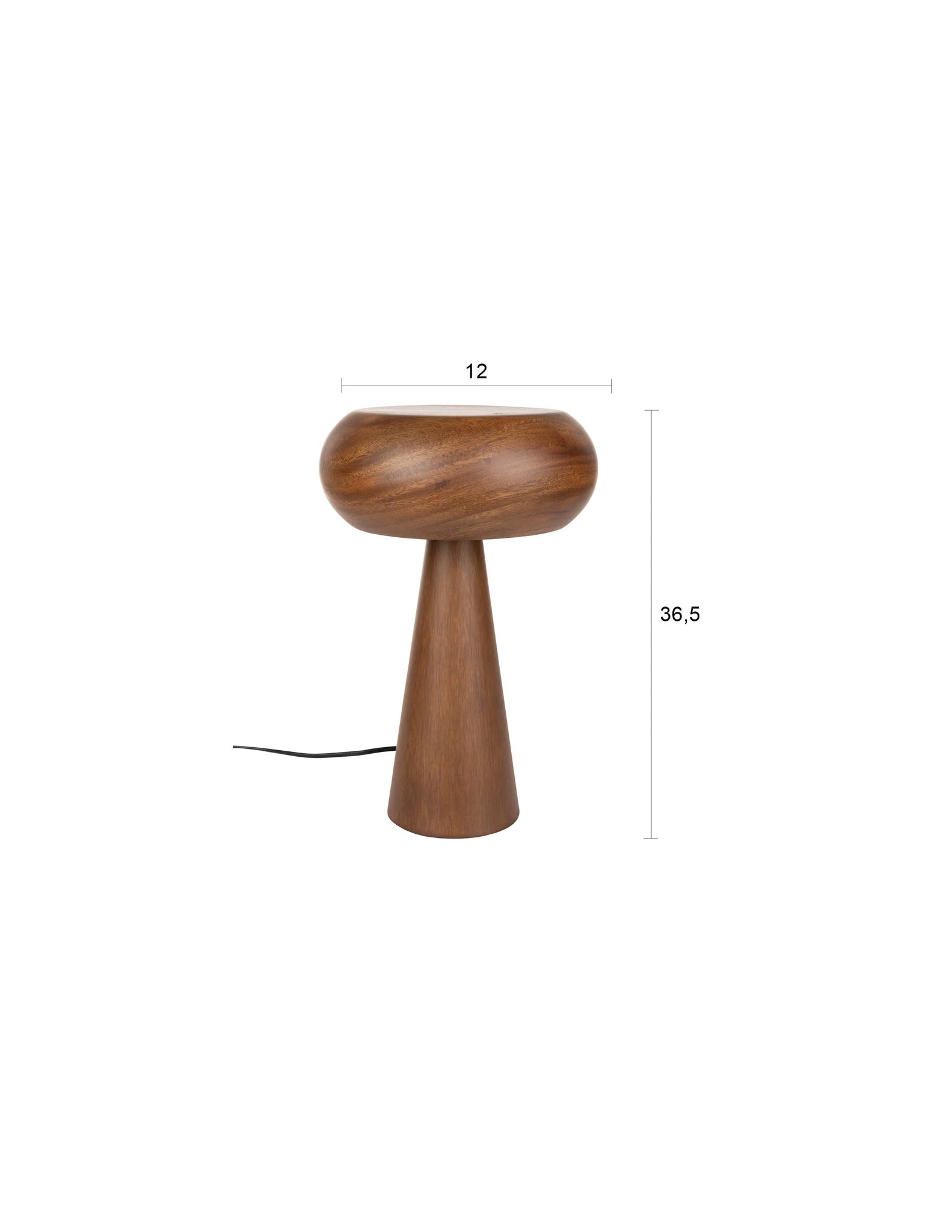 Dutchbone Morel Green Iron Table Lamp Small