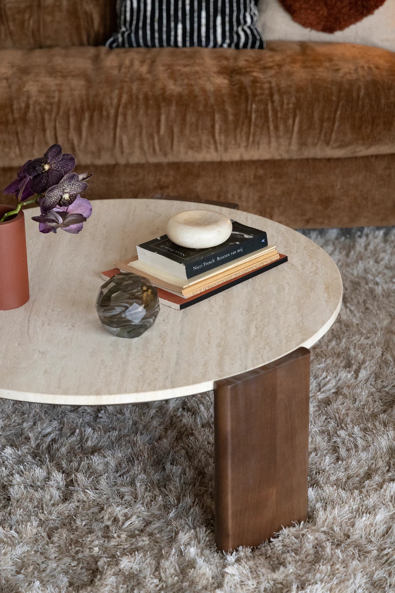 Dutchbone Valcour Brown Mango Wood Coffee Table