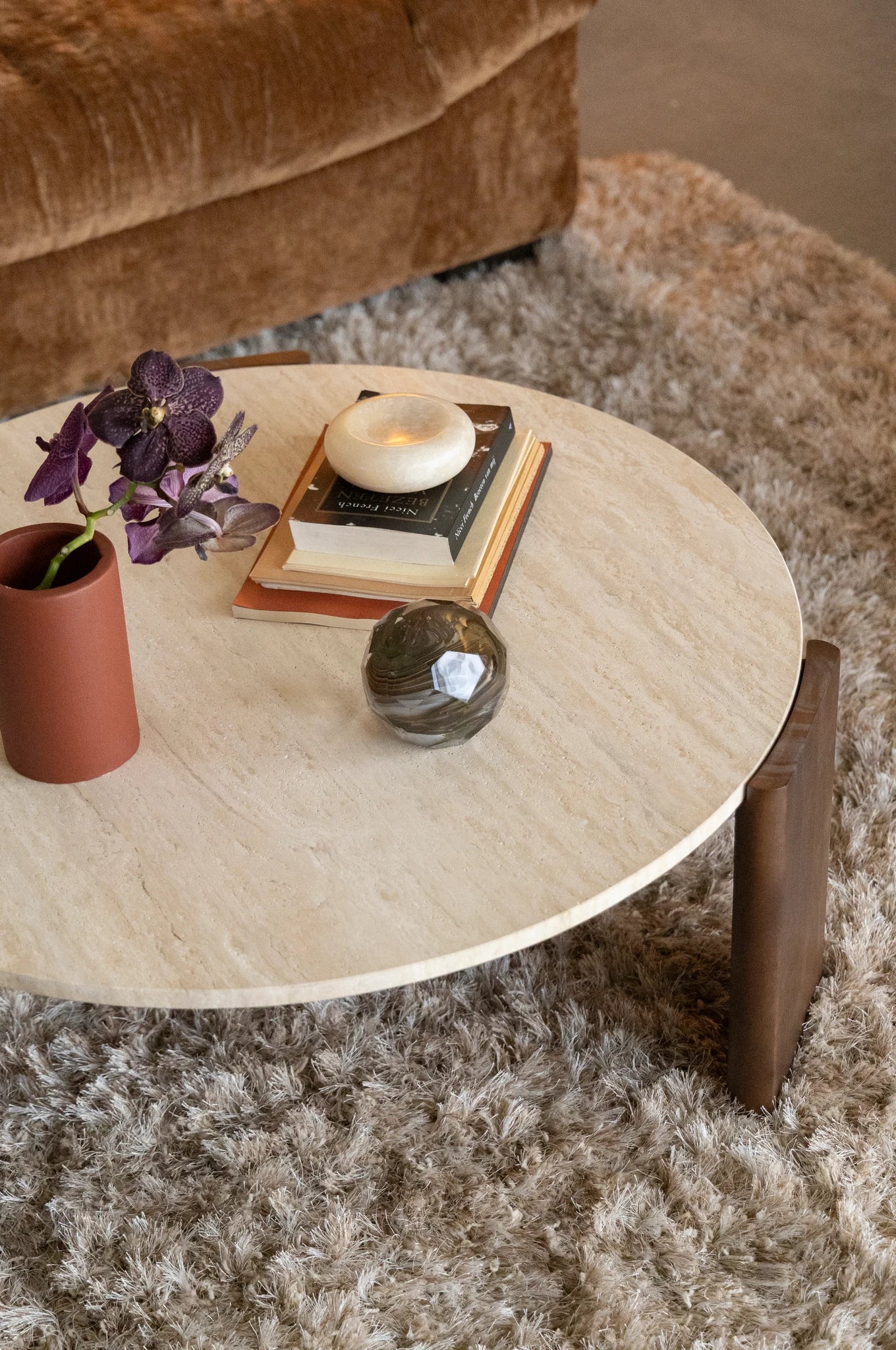 Dutchbone Valcour Brown Mango Wood Coffee Table