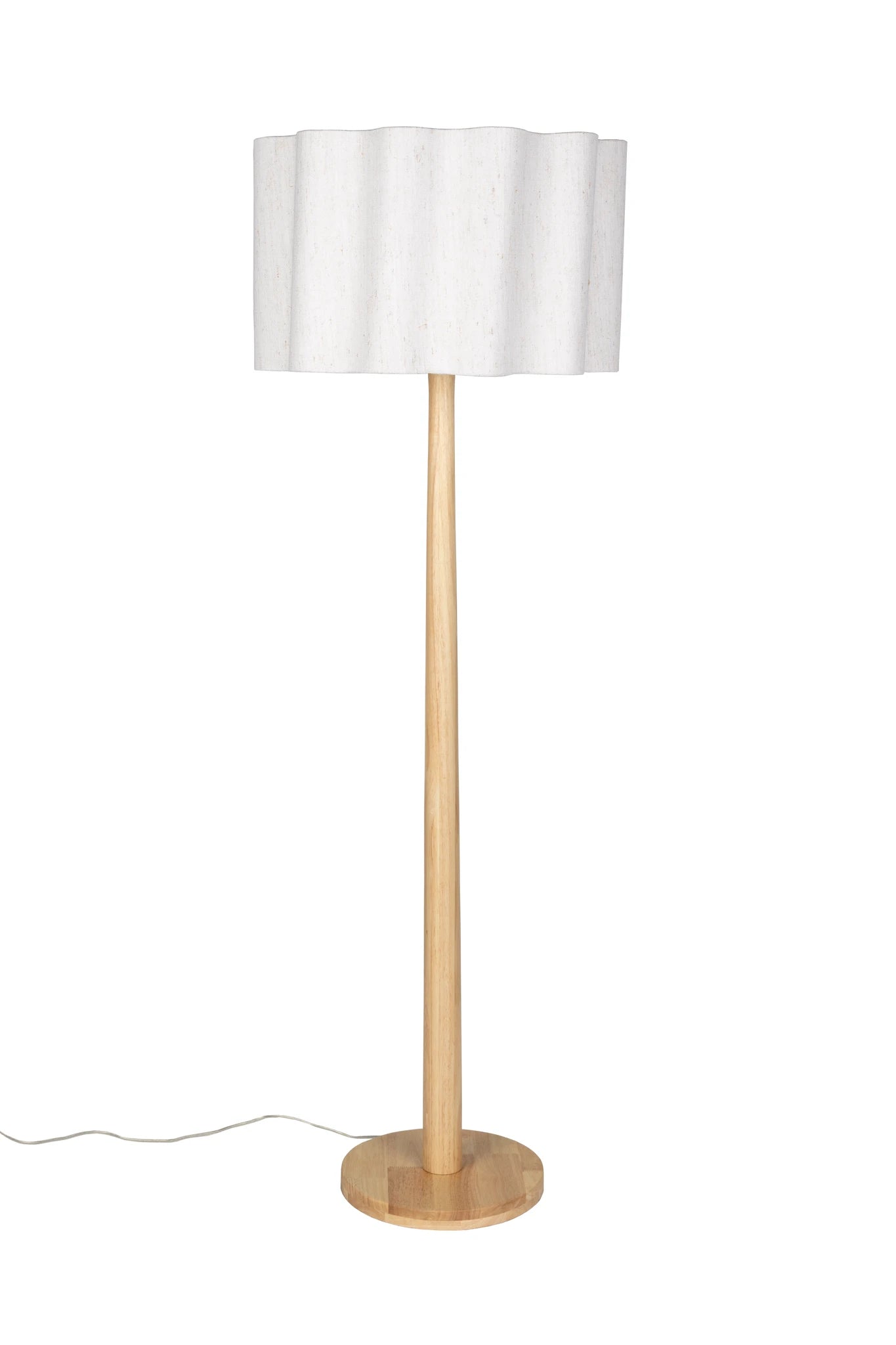 Dutchbone Scallop Gold Iron Floor Lamp