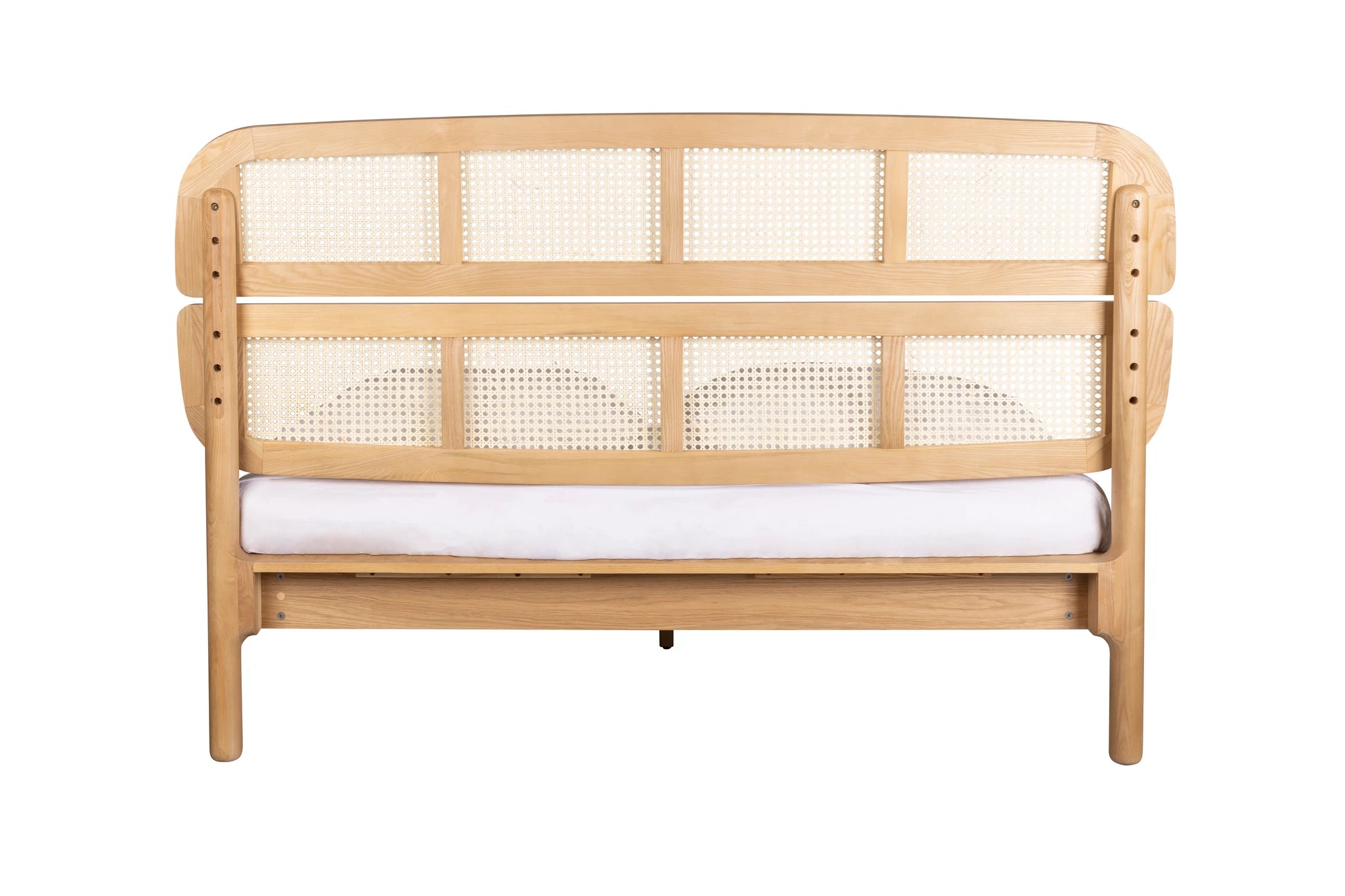 Zuiver Storm Webbing Natural Oak Wood Bed 160cm