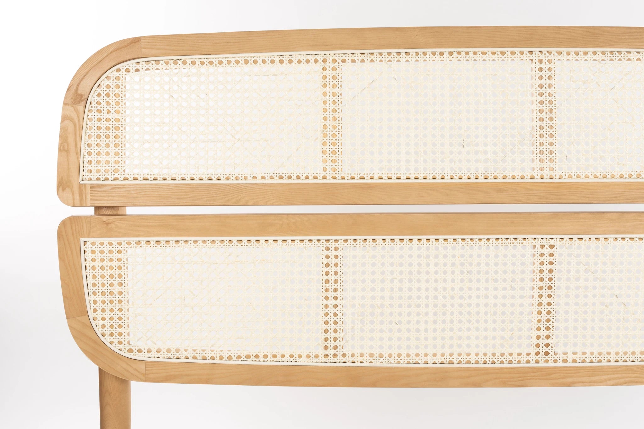 Zuiver Storm Webbing Natural Oak Wood Bed 160cm