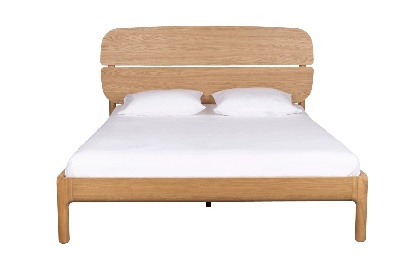 Zuiver Storm Natural Oak Wood Bed 160cm