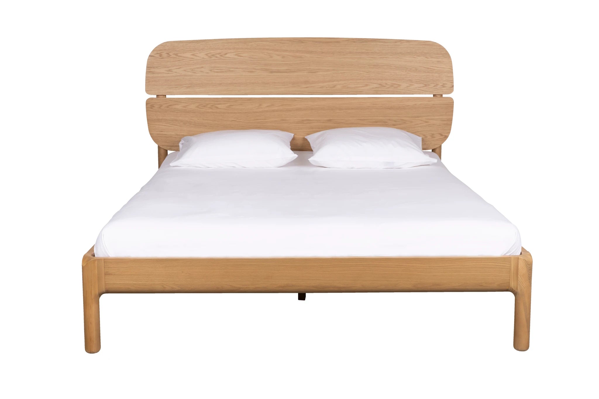 Zuiver Storm Natural Oak Wood Bed 160cm