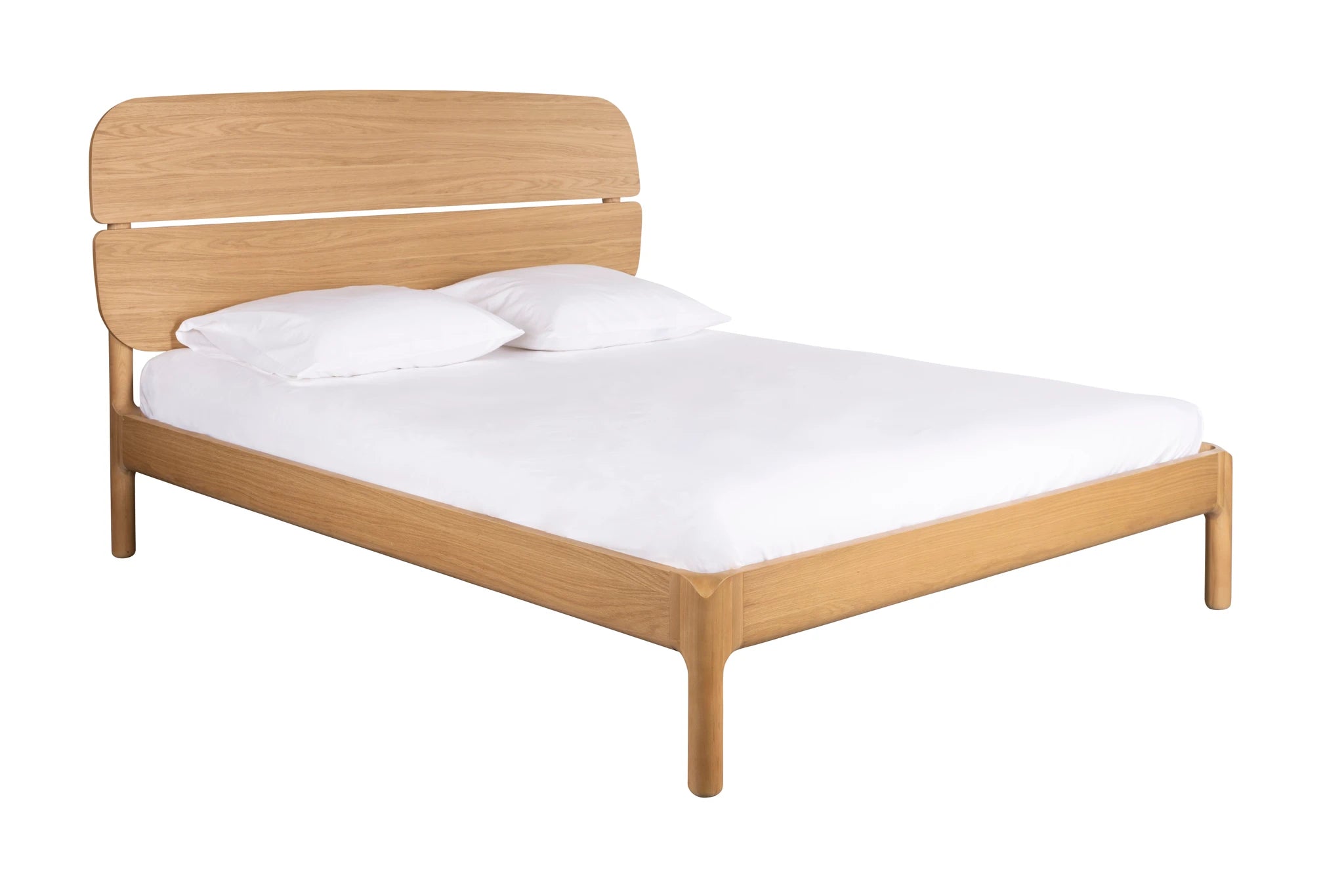 Zuiver Storm Natural Oak Wood Bed 160cm