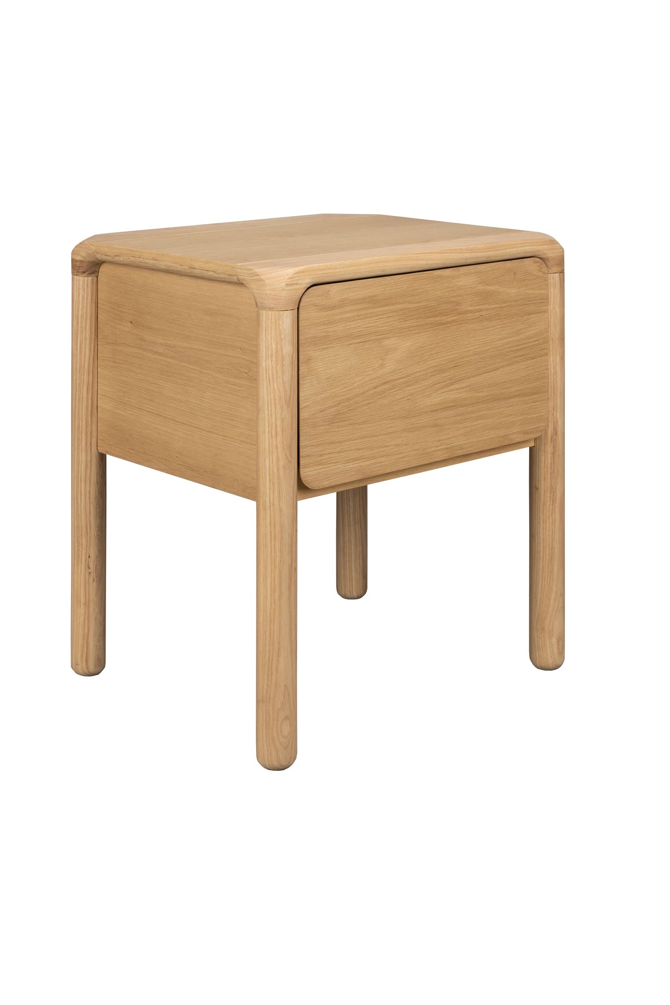 Zuiver Storm Natural Ash Wood Bedside Table